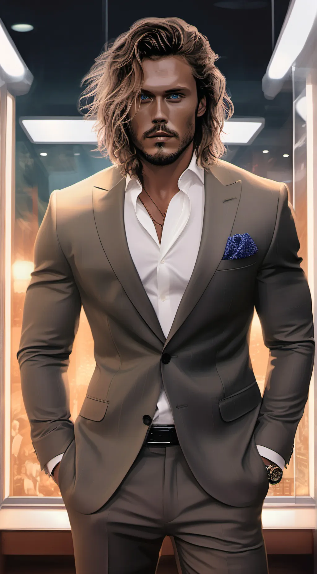 ai character: Issac background