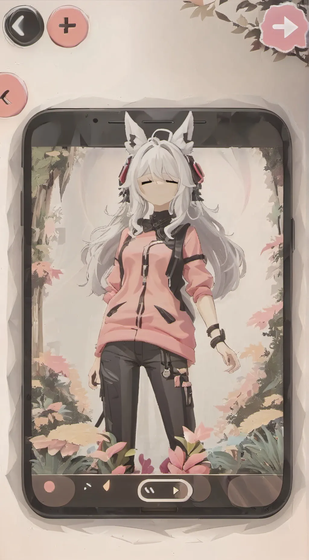 ai character: Starfire background