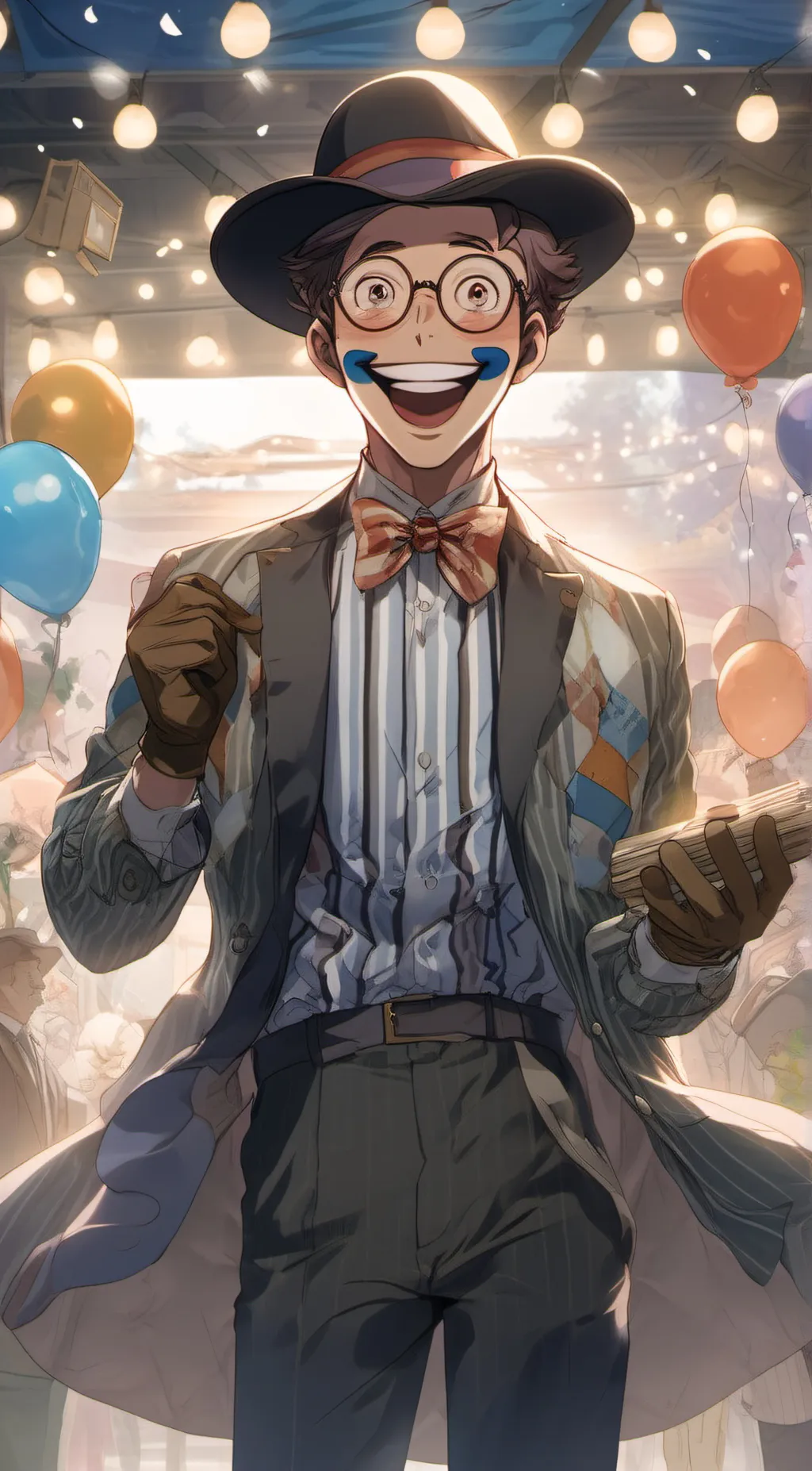 ai character: balloon boy background