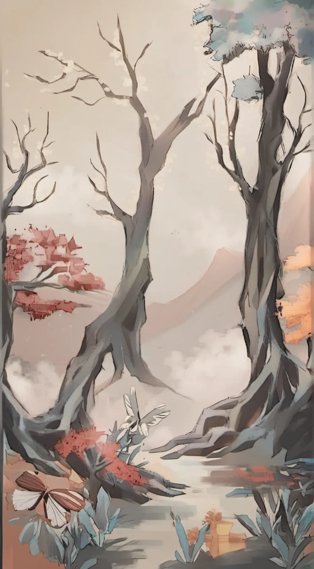 ai character: a real text background