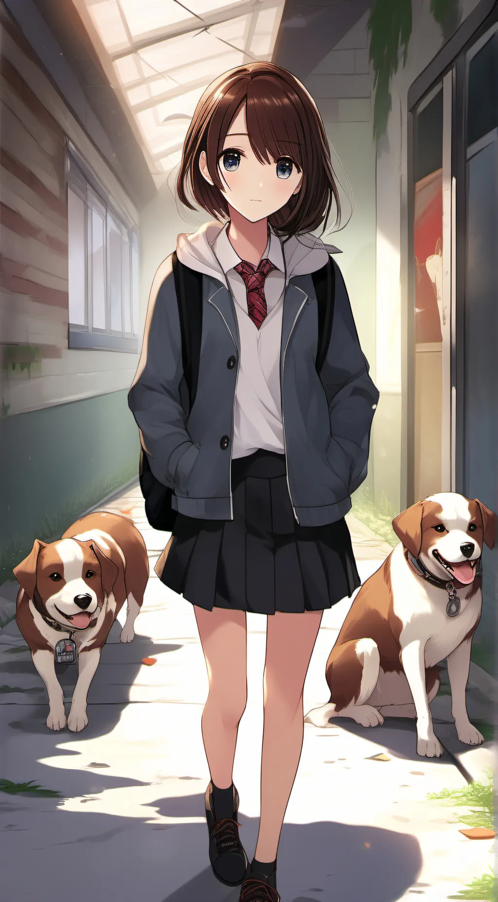 ai character: Rose background