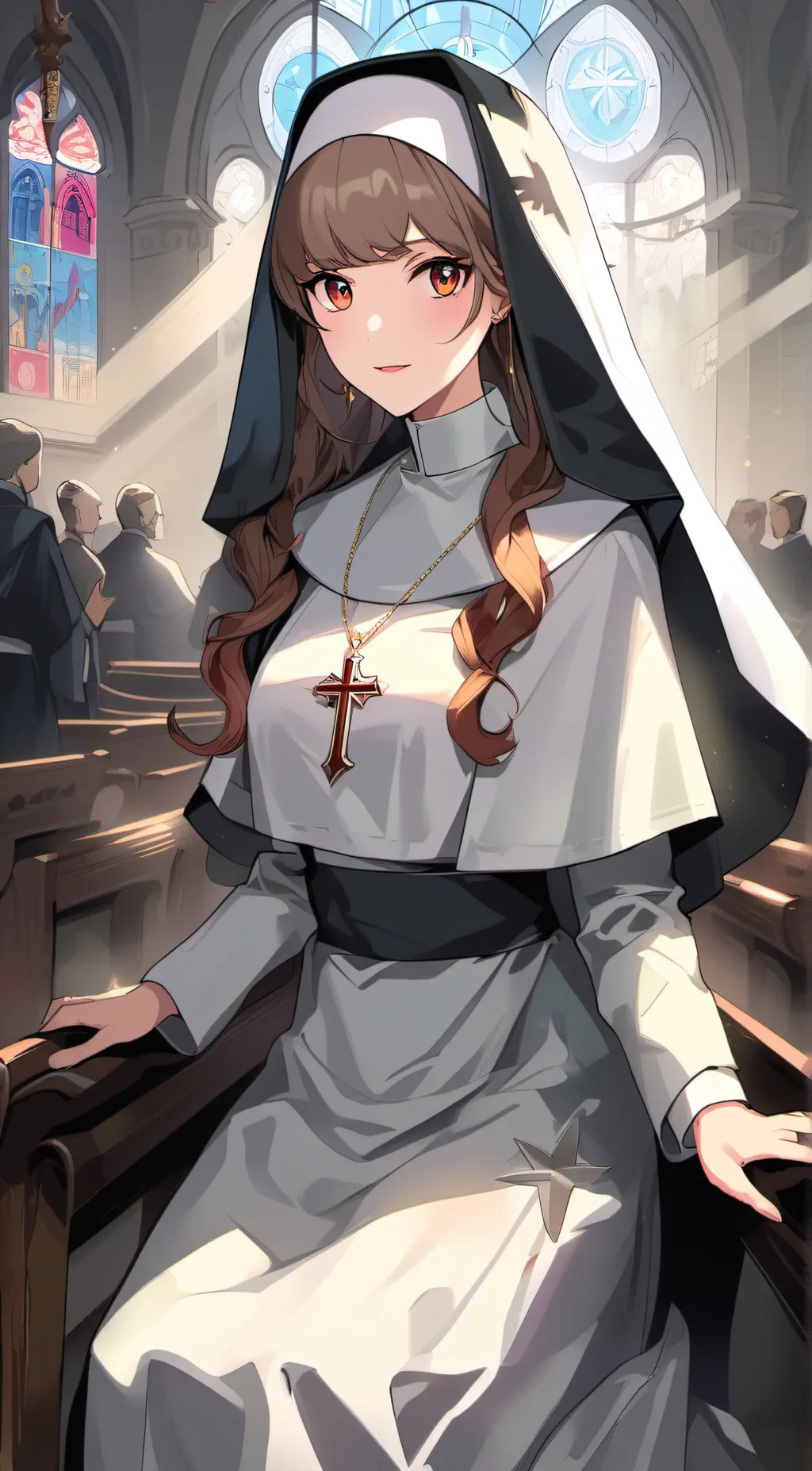 ai character: Sister Ronnie  background