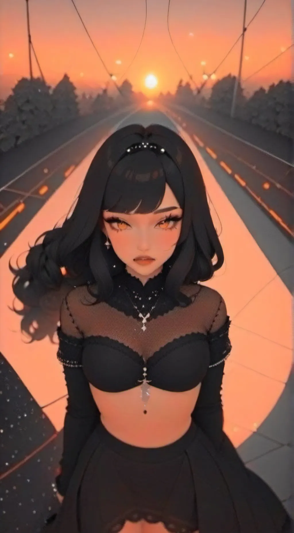 ai character: Katy background