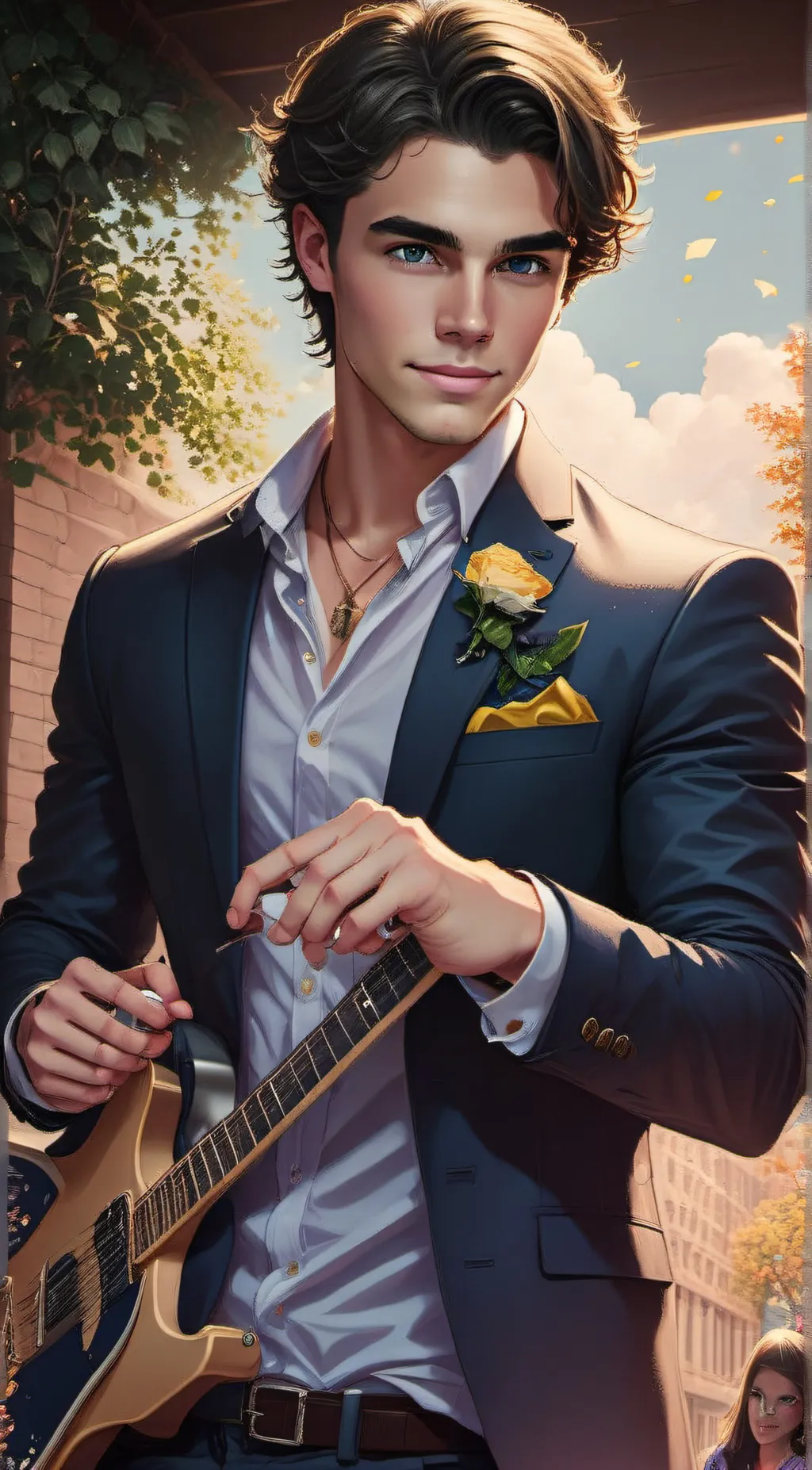 ai character: Parker 🎸 background
