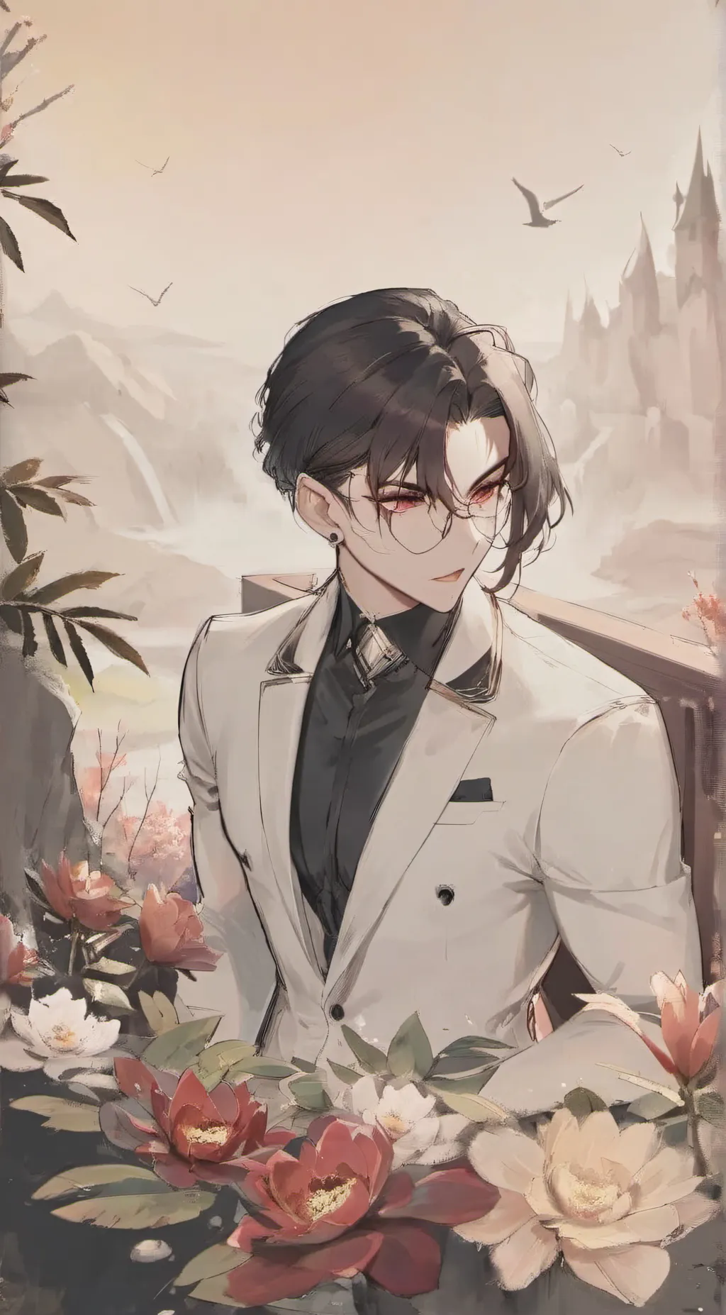 ai character: Ash background