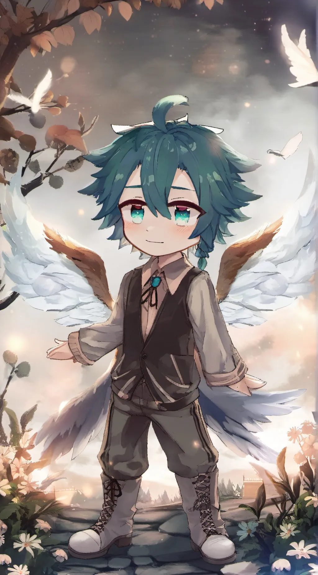 ai character: foxo background