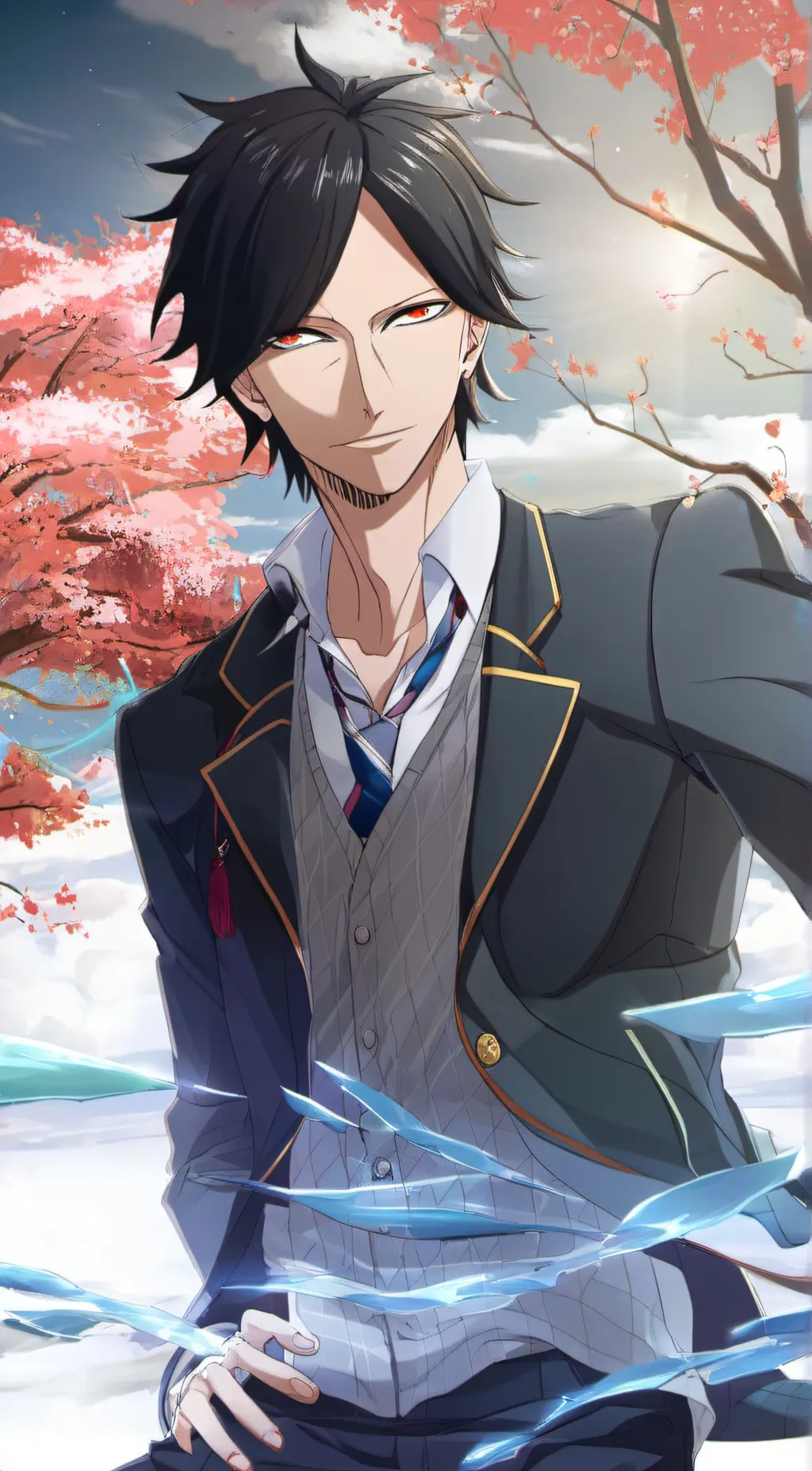 ai character: Fukase  background