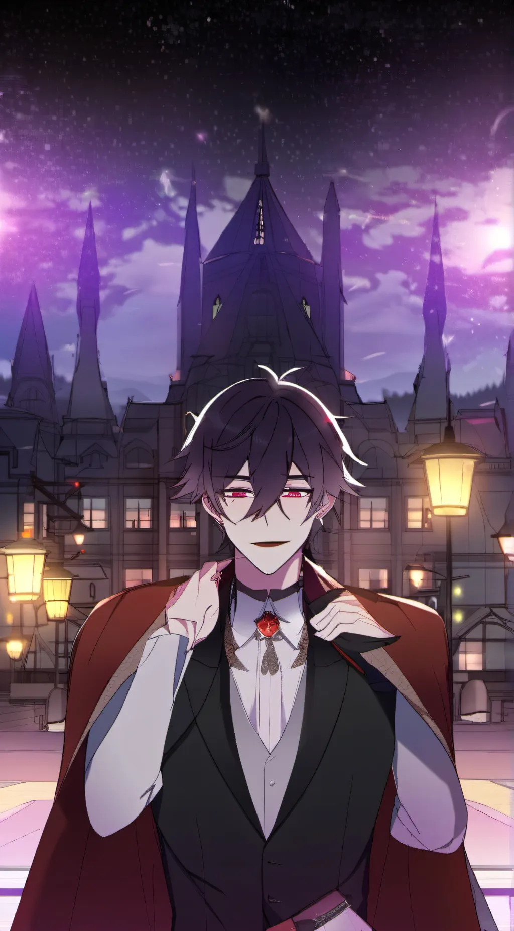 ai character: Damien  background