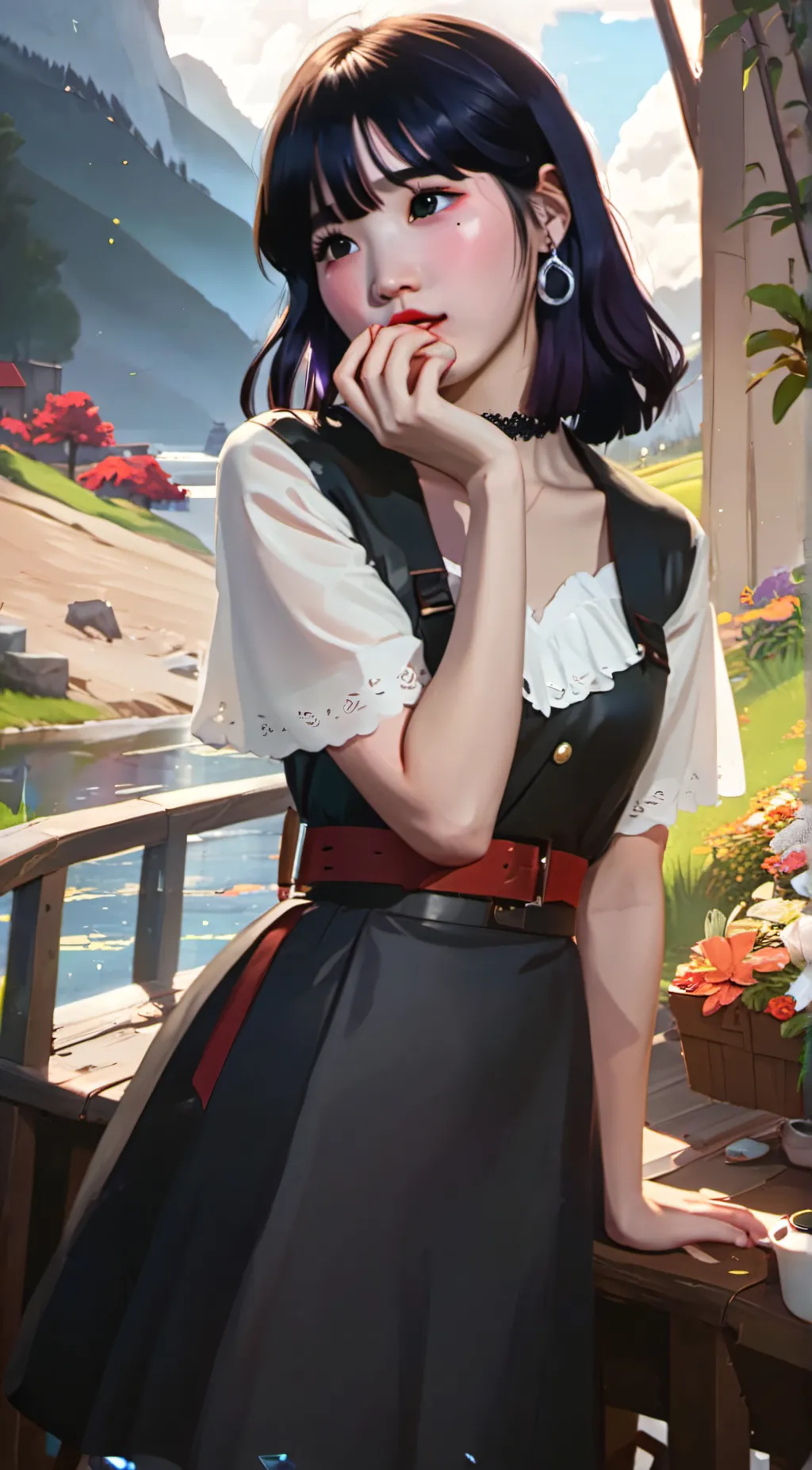 ai character: Çħąŵøņ background