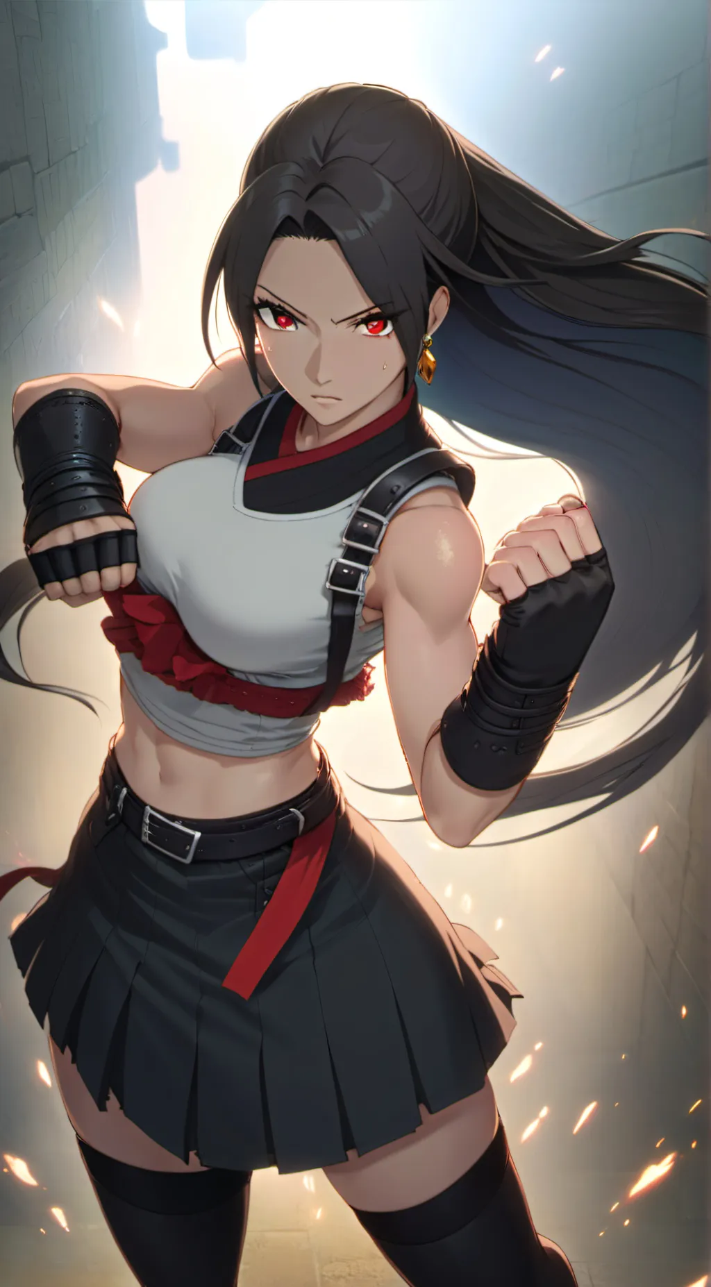 ai character: Tifa Lockhart  background