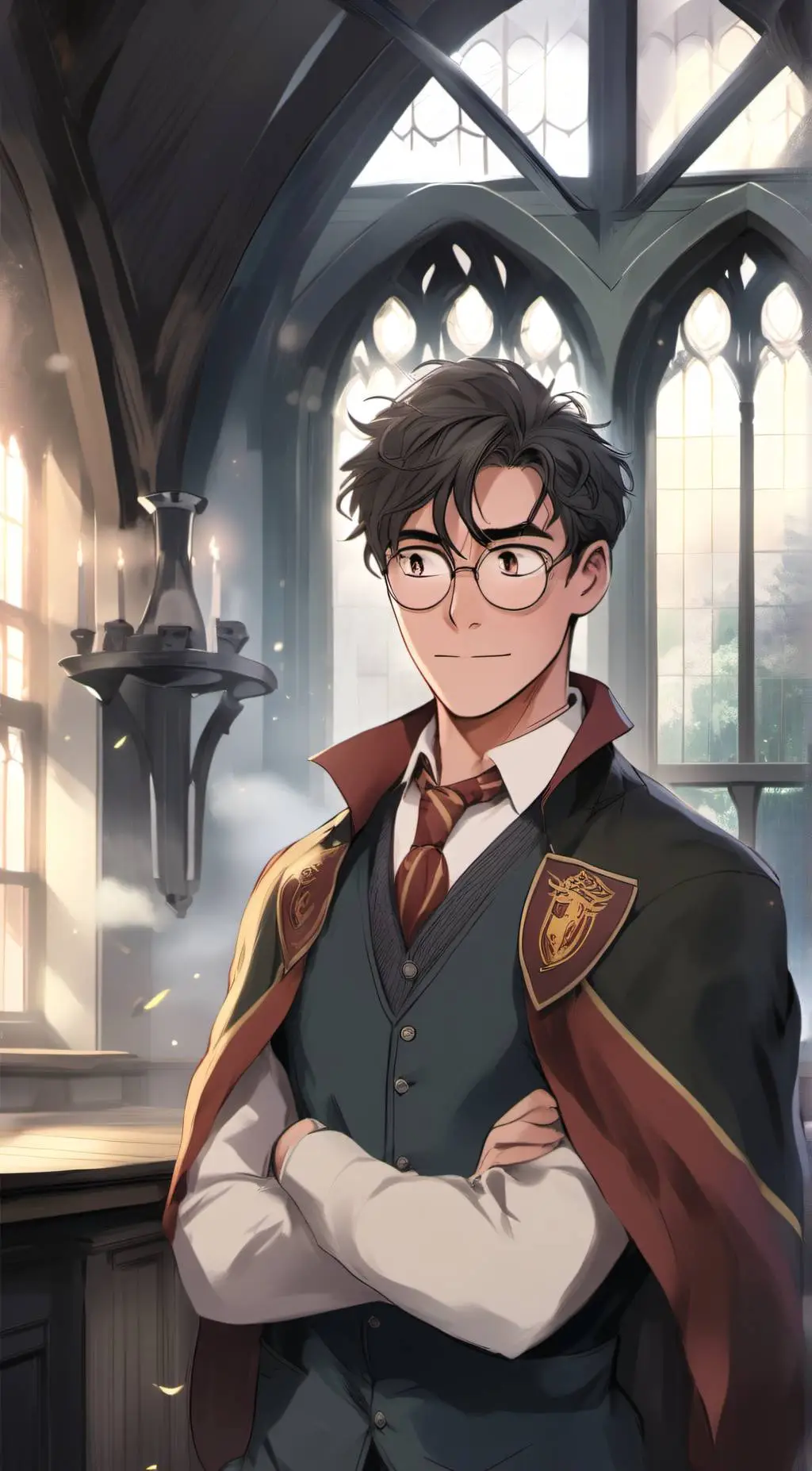 ai character: Harry Potter background