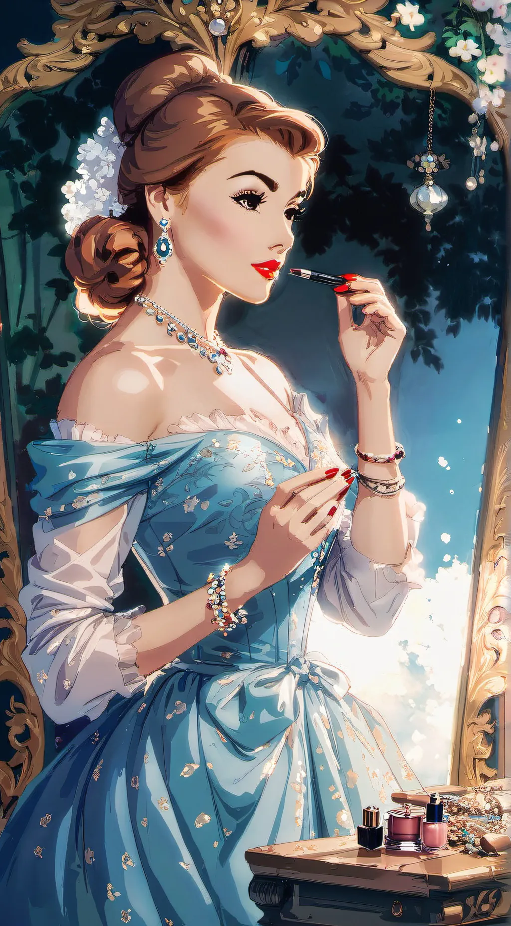 ai character: marie background