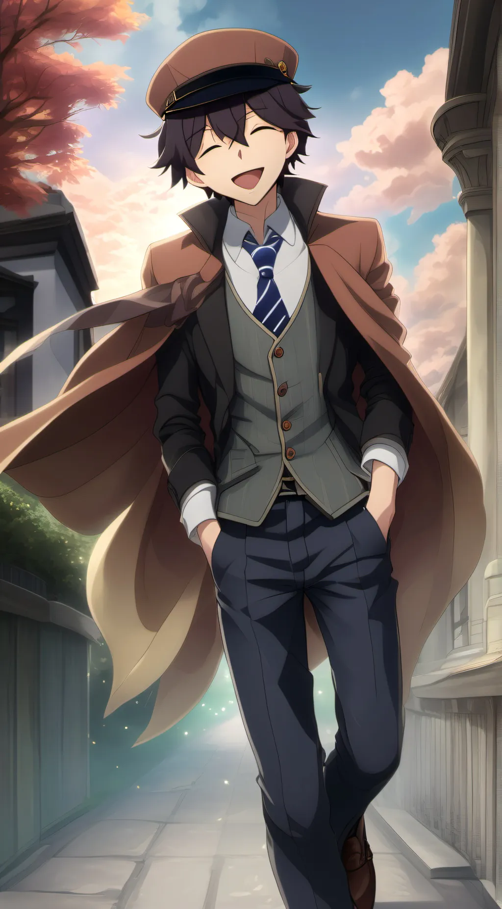 ai character: Ranpo Edogawa  background