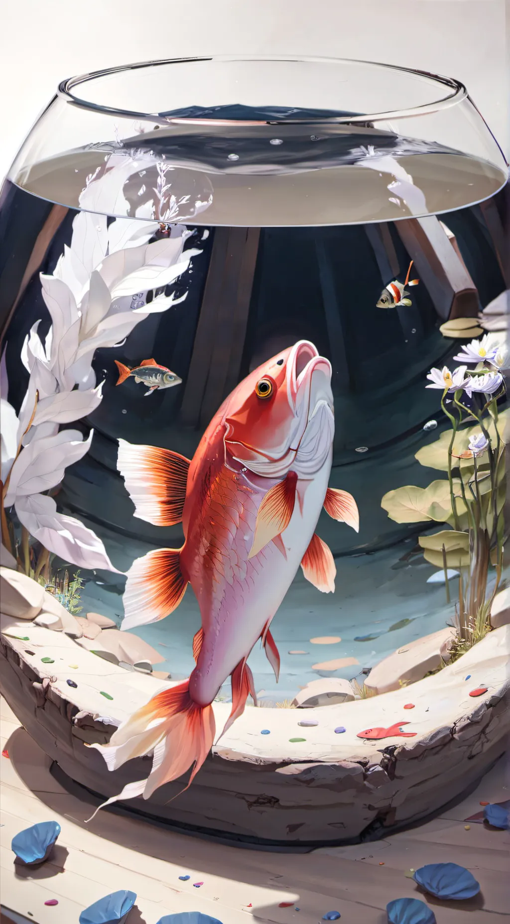 ai character: Gem Your Pet Fish background