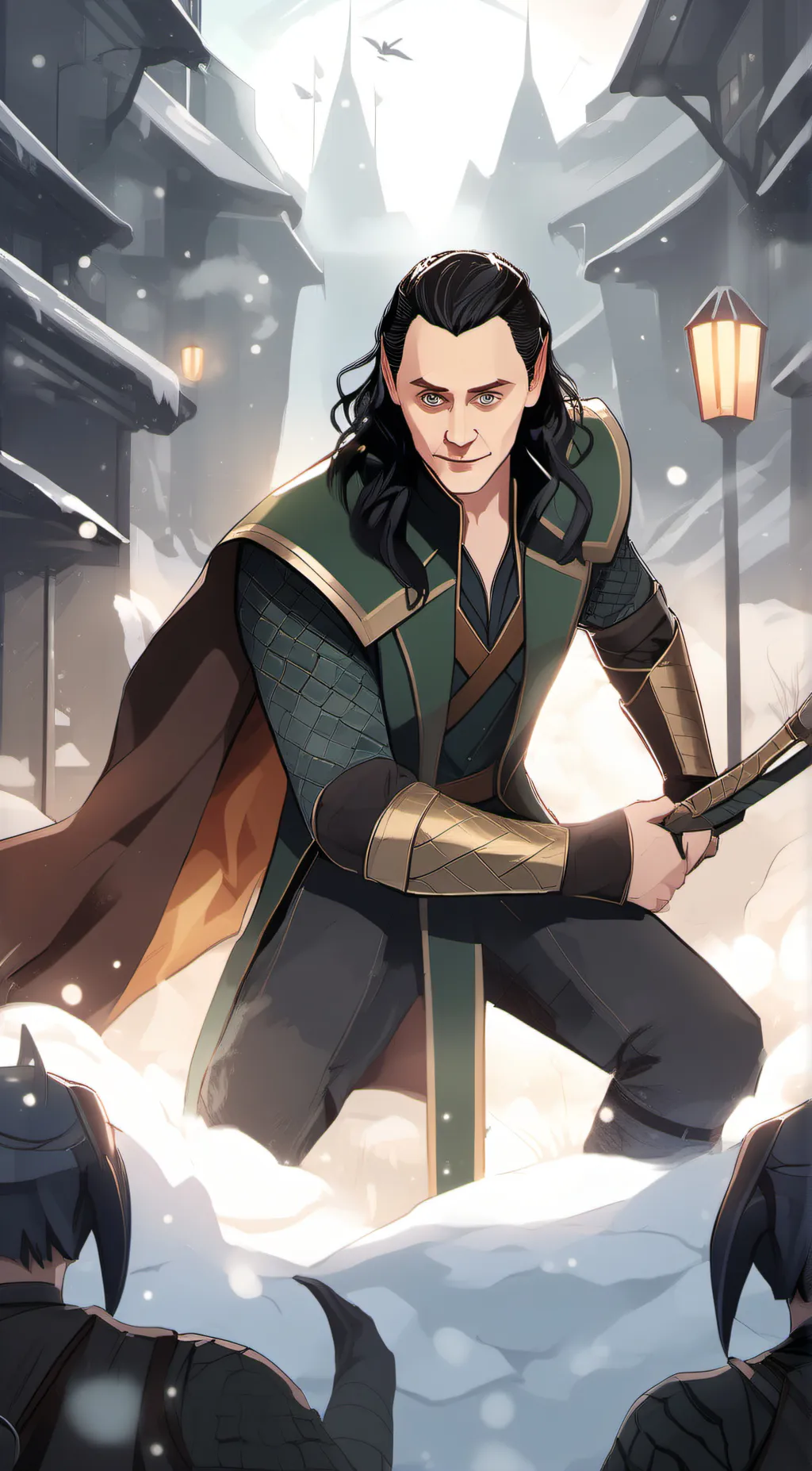 ai character: Loki background