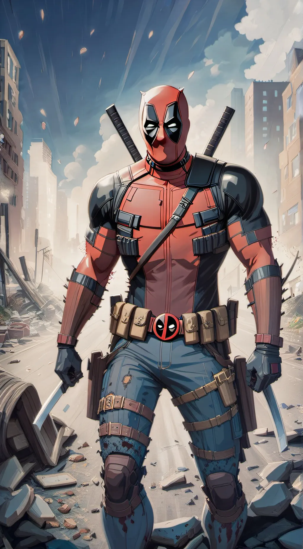 ai character: Deadpool background