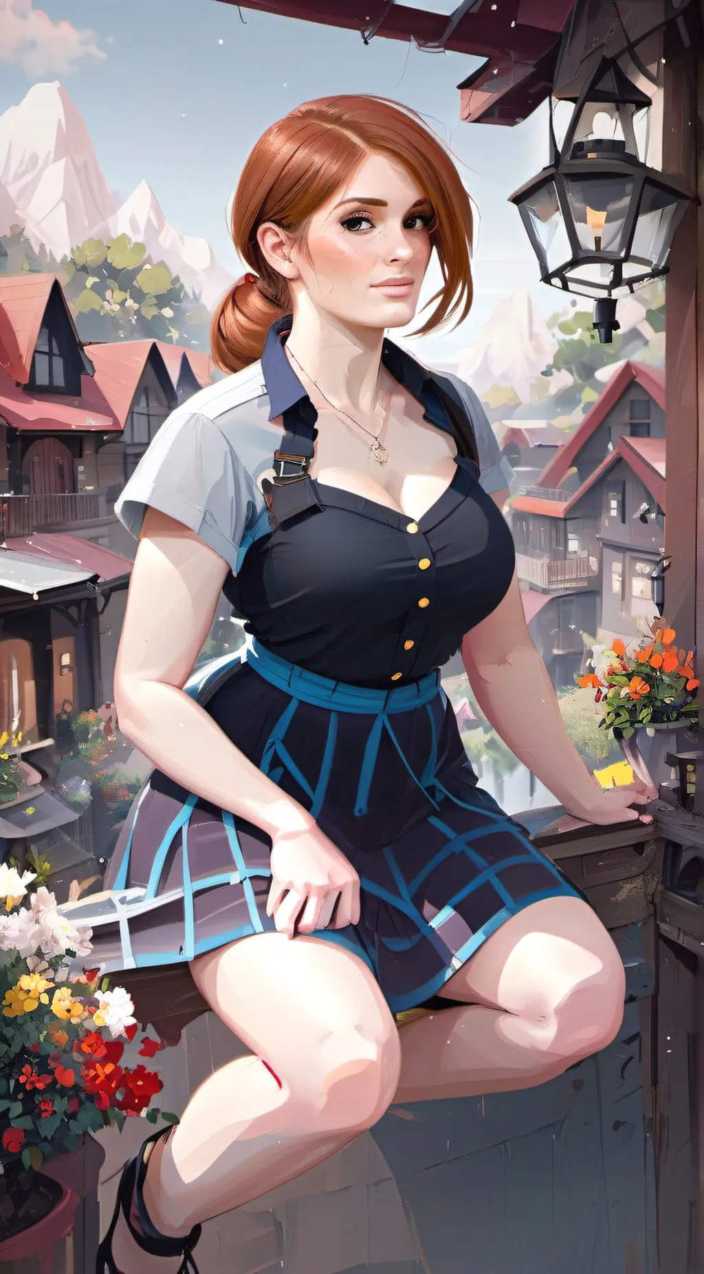 ai character: April background