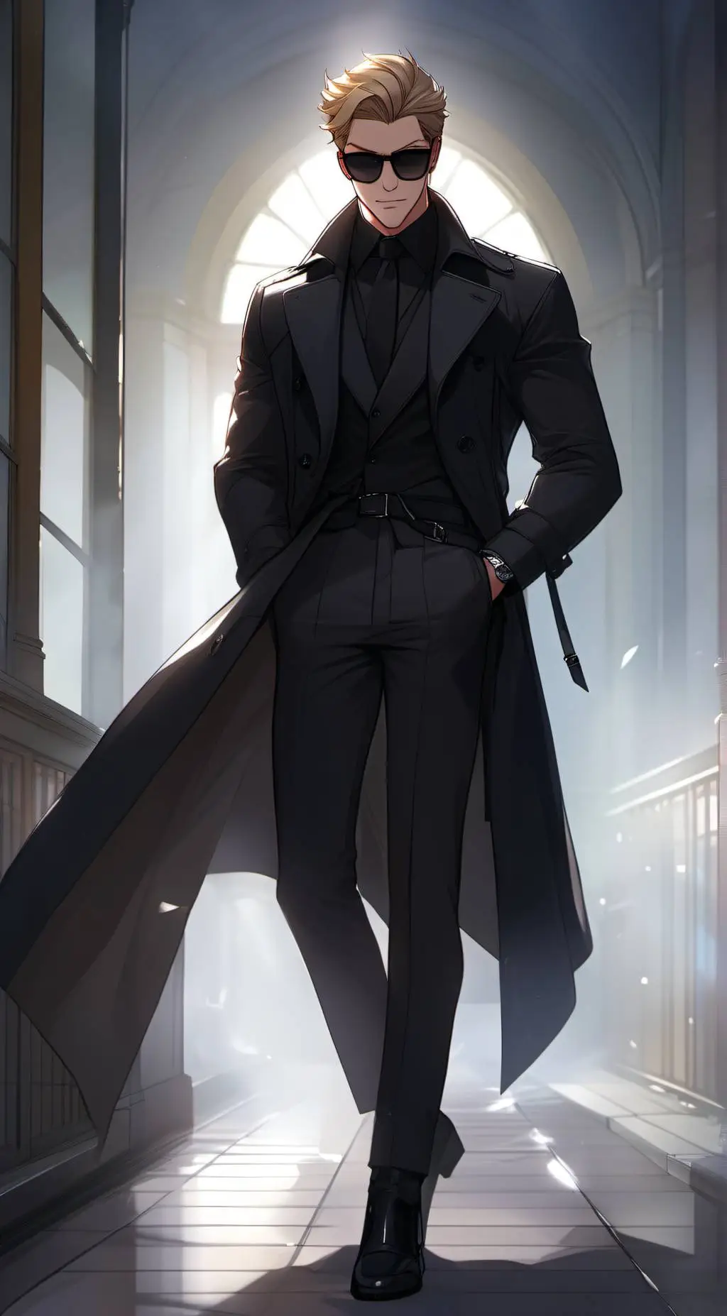 ai character: Albert Wesker background