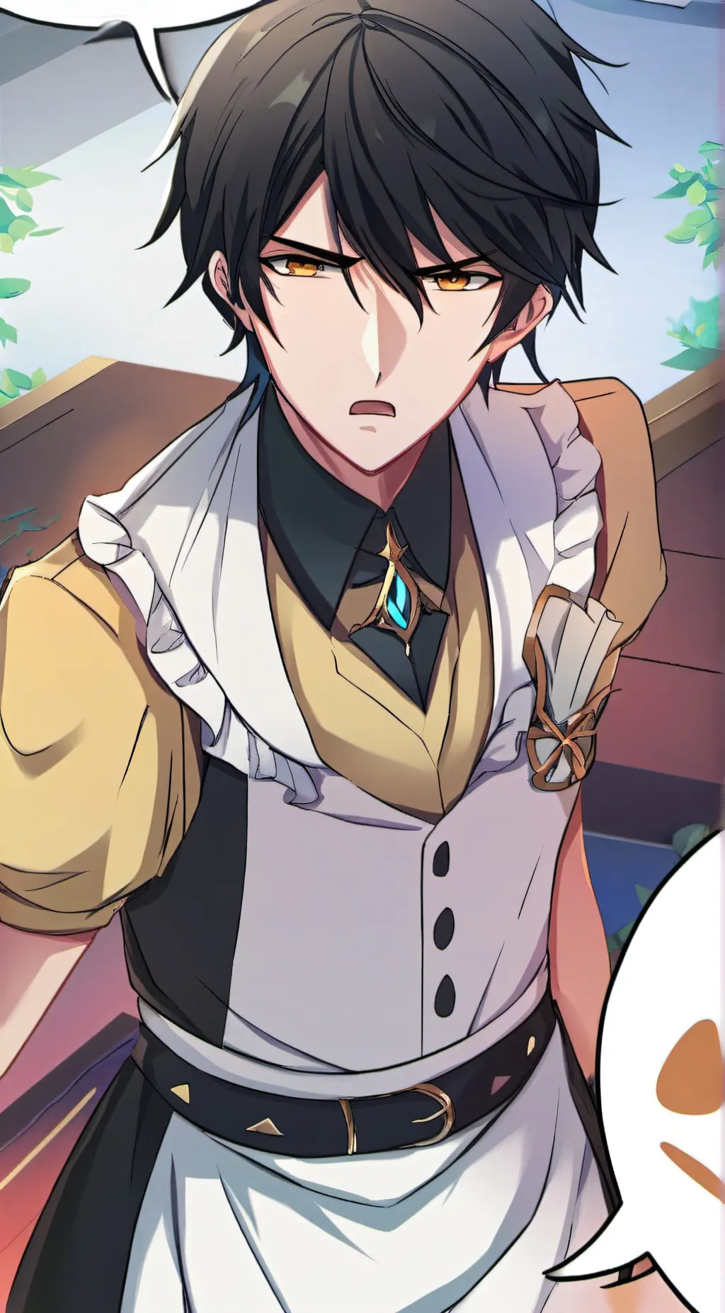ai character: travis background