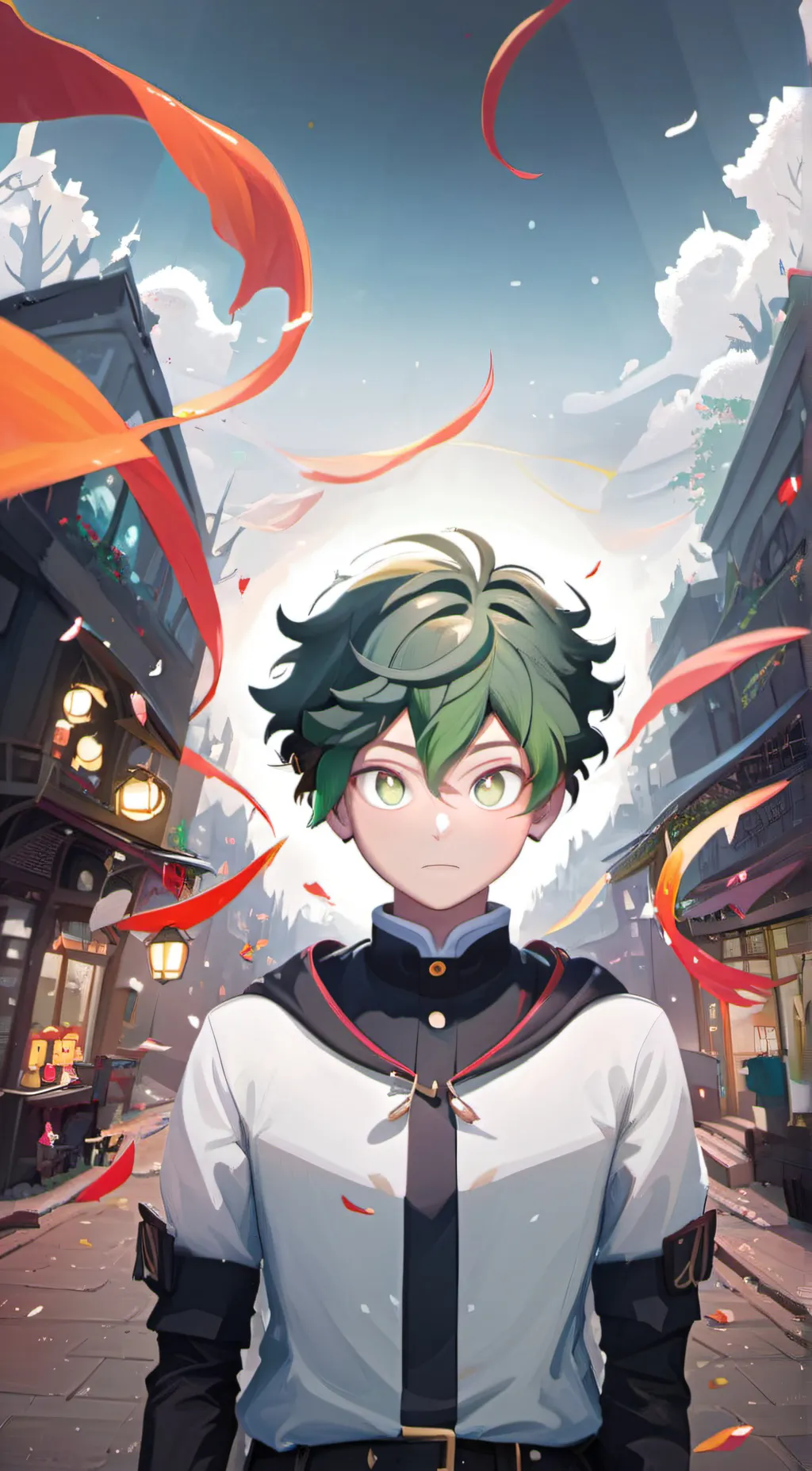 ai character: deku background