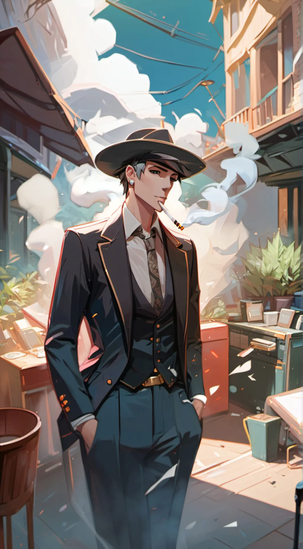 ai character: jaxon  background