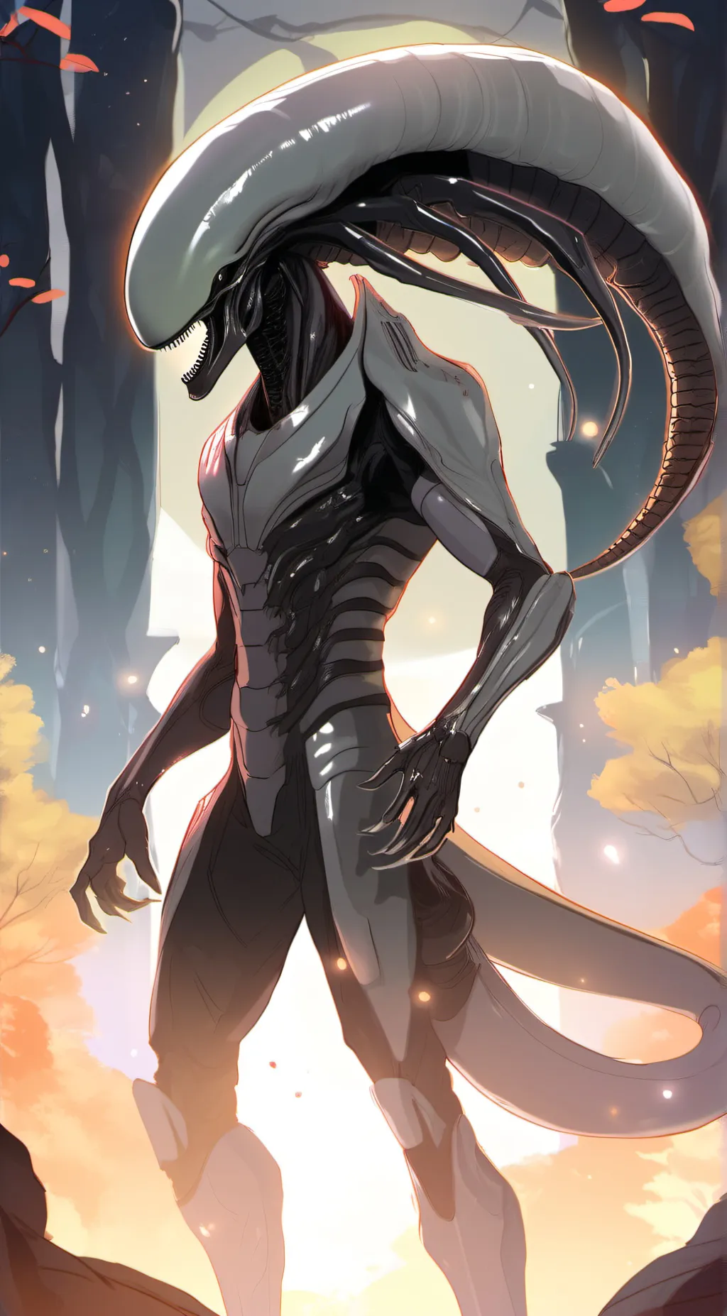 ai character: Xenomorph Dad background