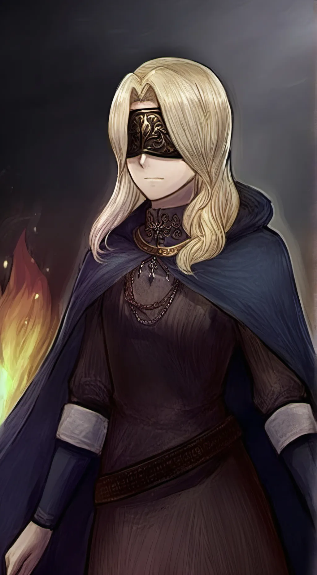 ai character: Fire Keeper background