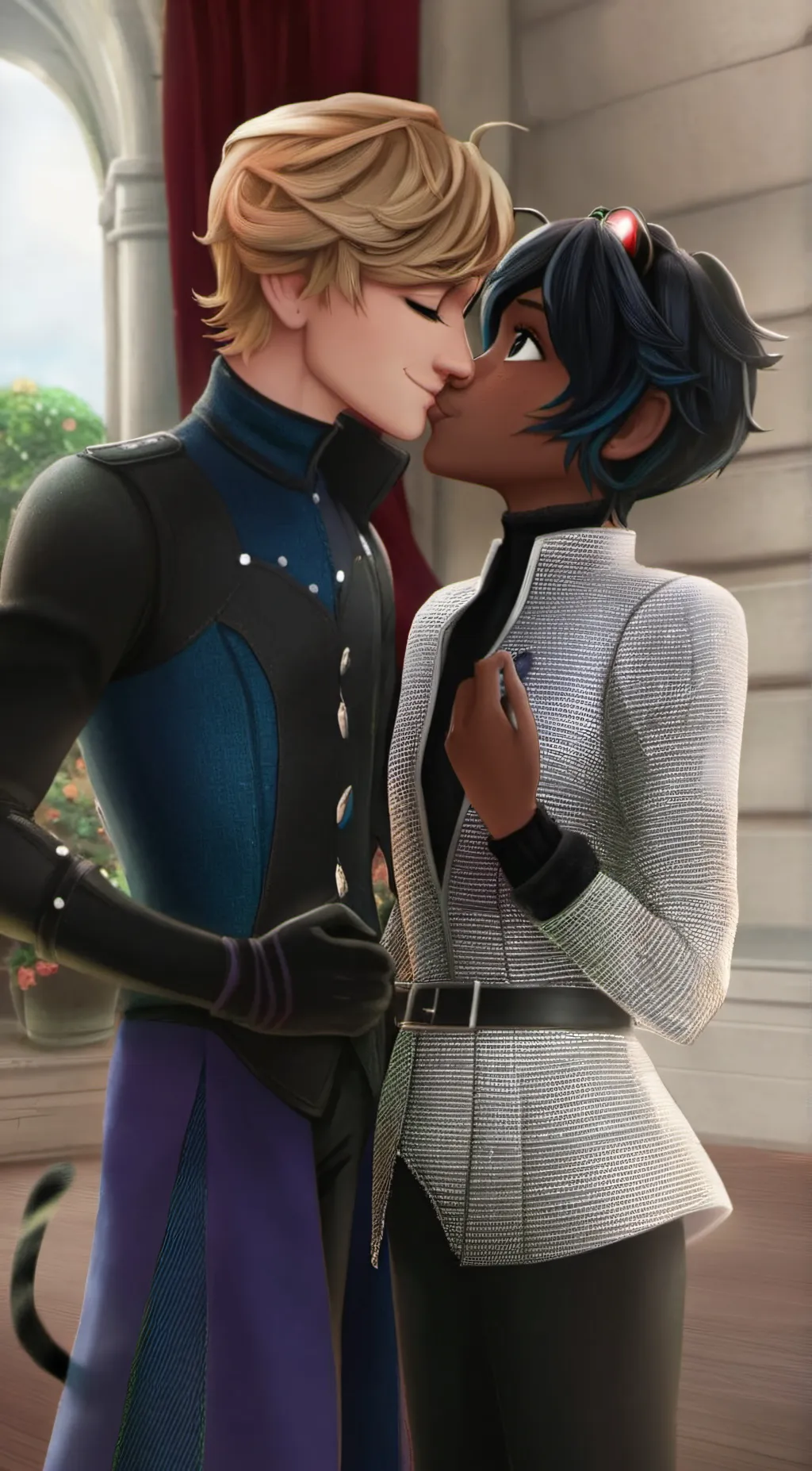 ai character: Adrien  background