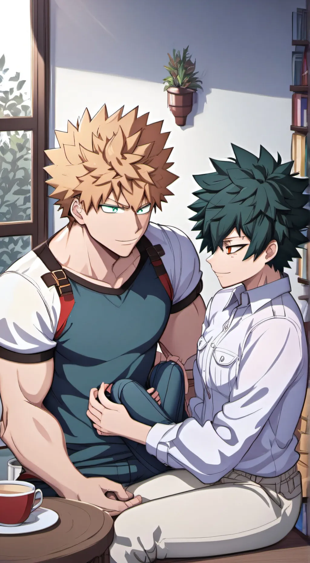 ai character: Bk x dk background