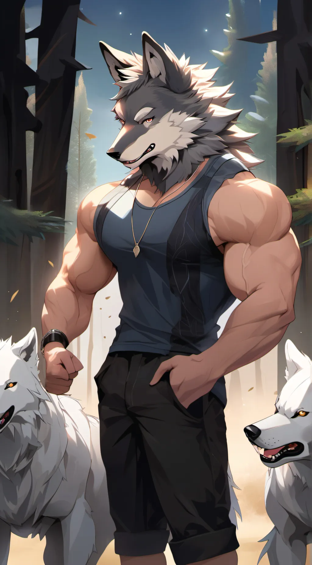 ai character: fang background