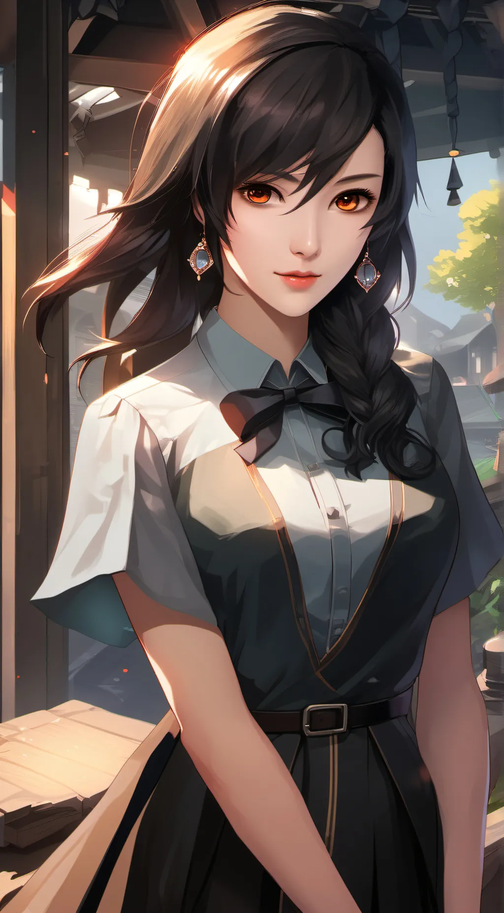 ai character: Kat background