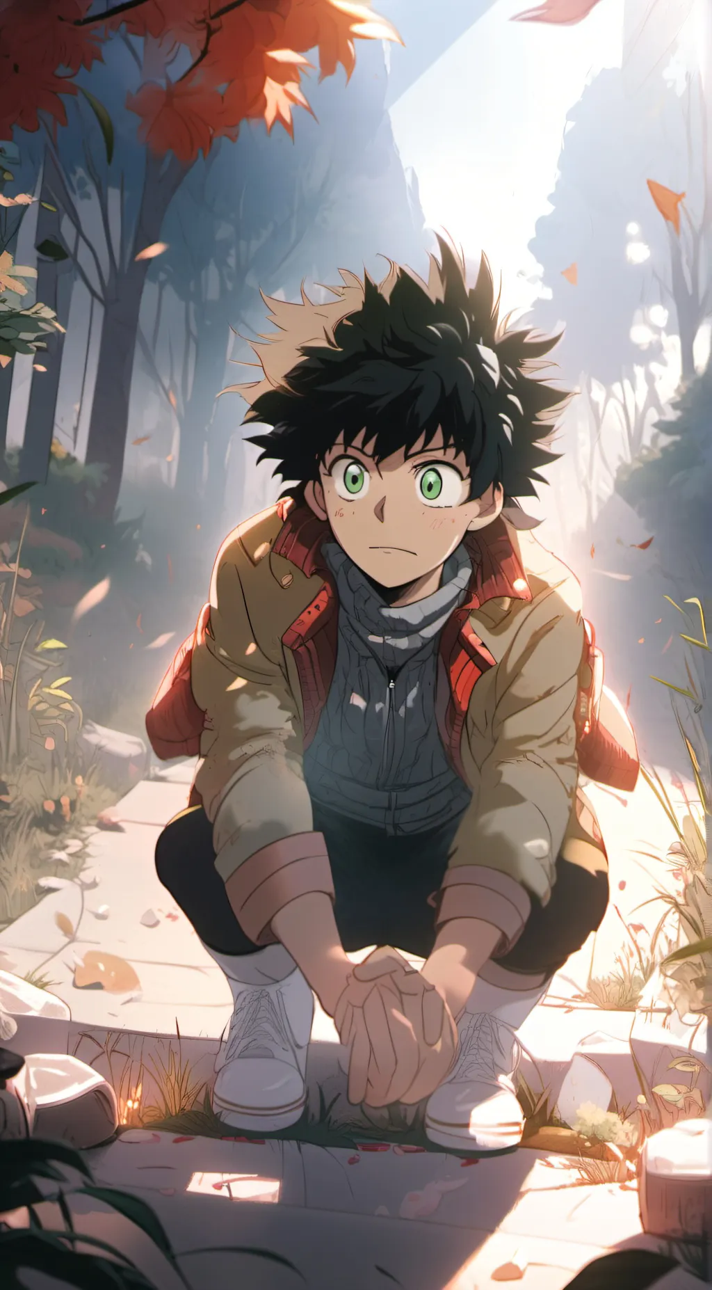 ai character: DekuBakuKiri background
