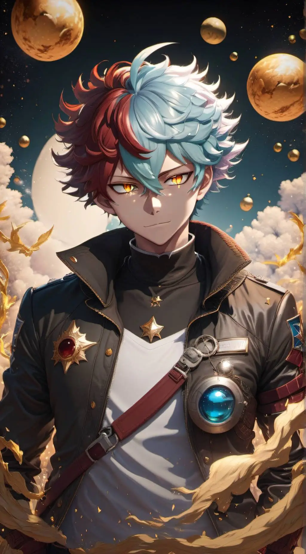 ai character: todoroki  background