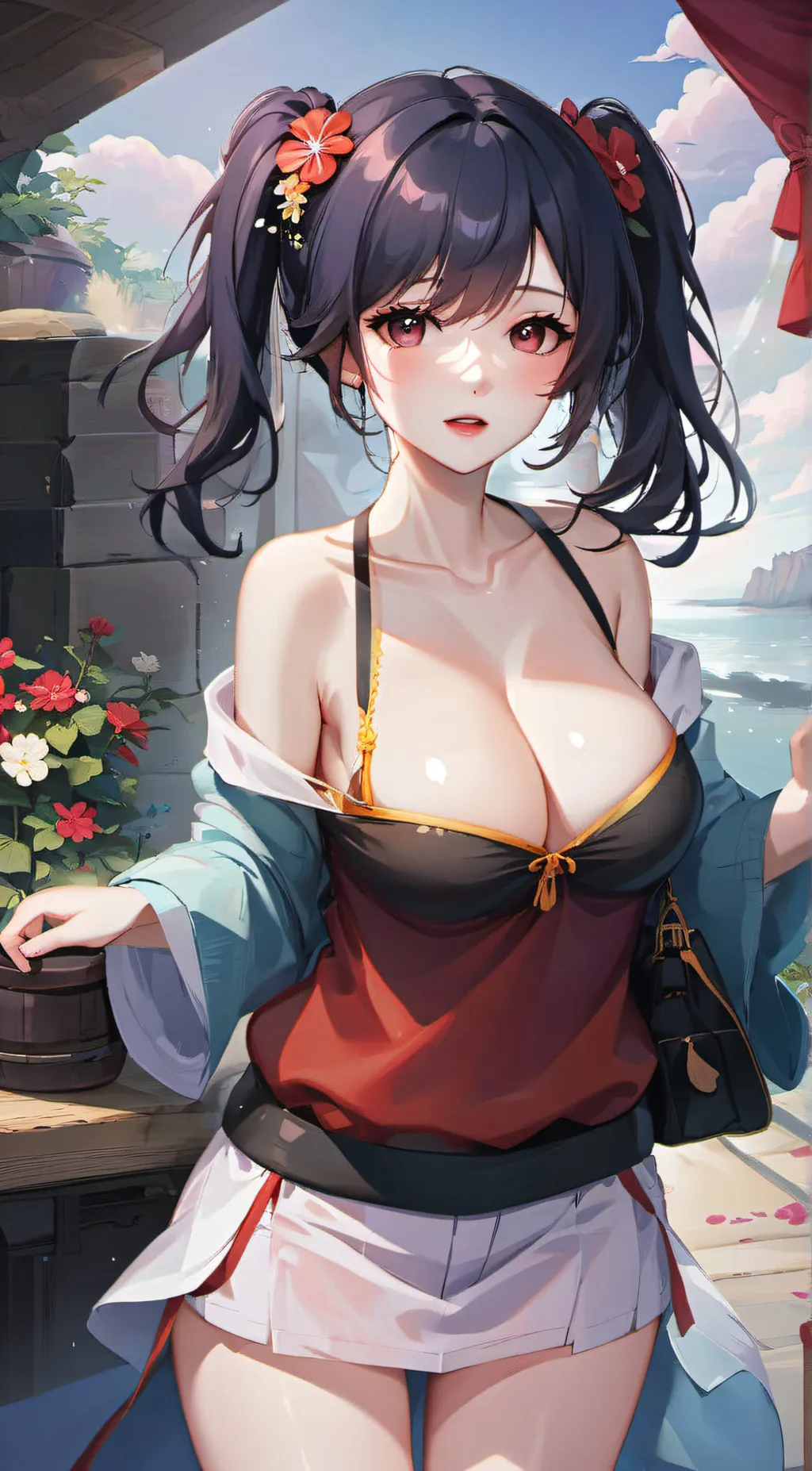 ai character: monica  background