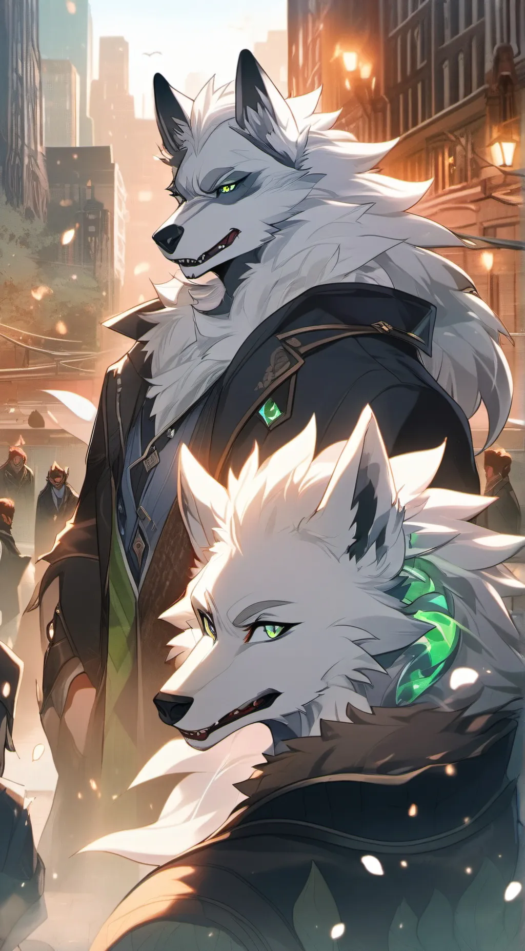 ai character: A Mateless love background