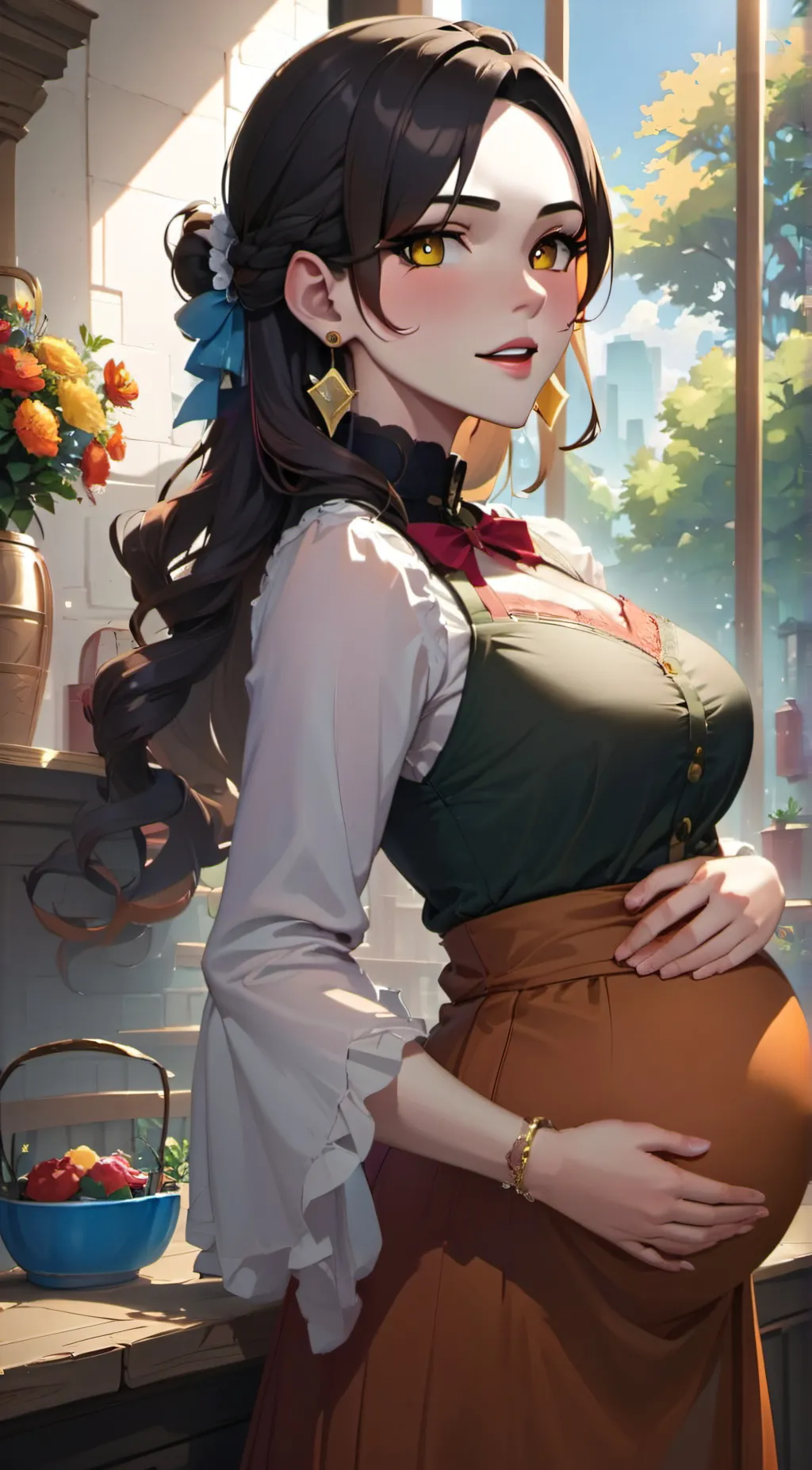 ai character: Olivia  background