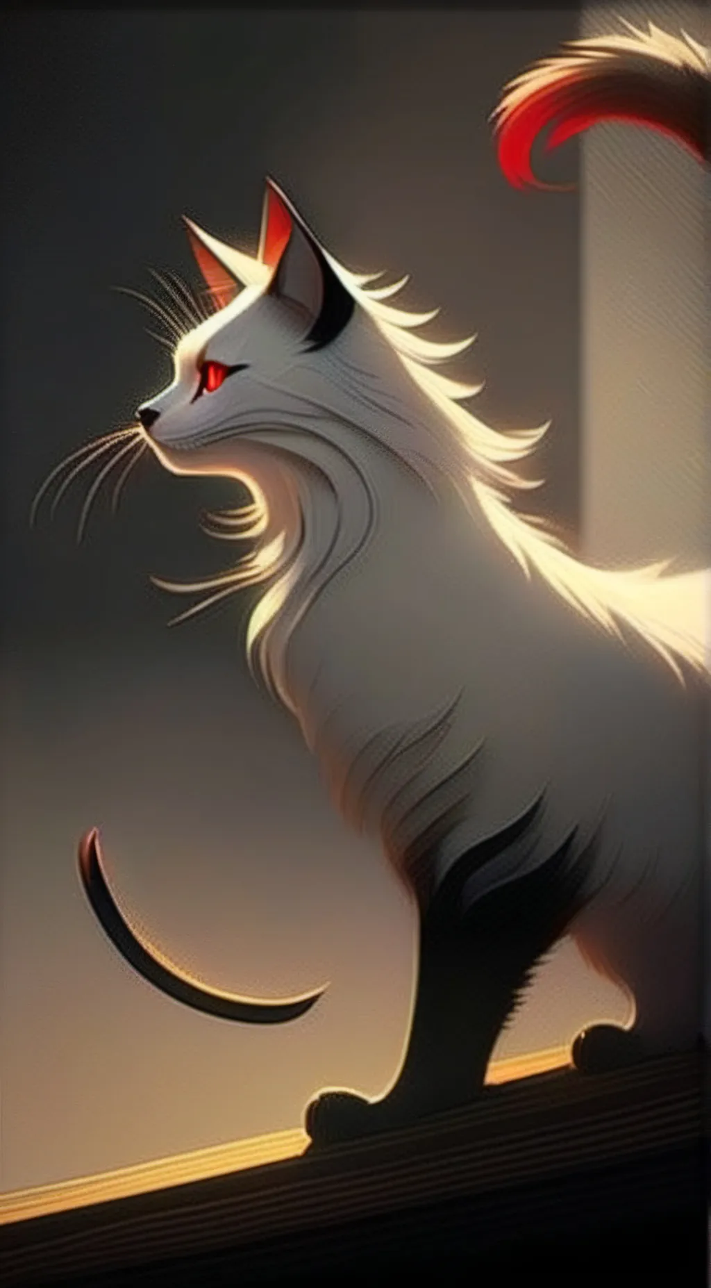 ai character: Your dead cat background