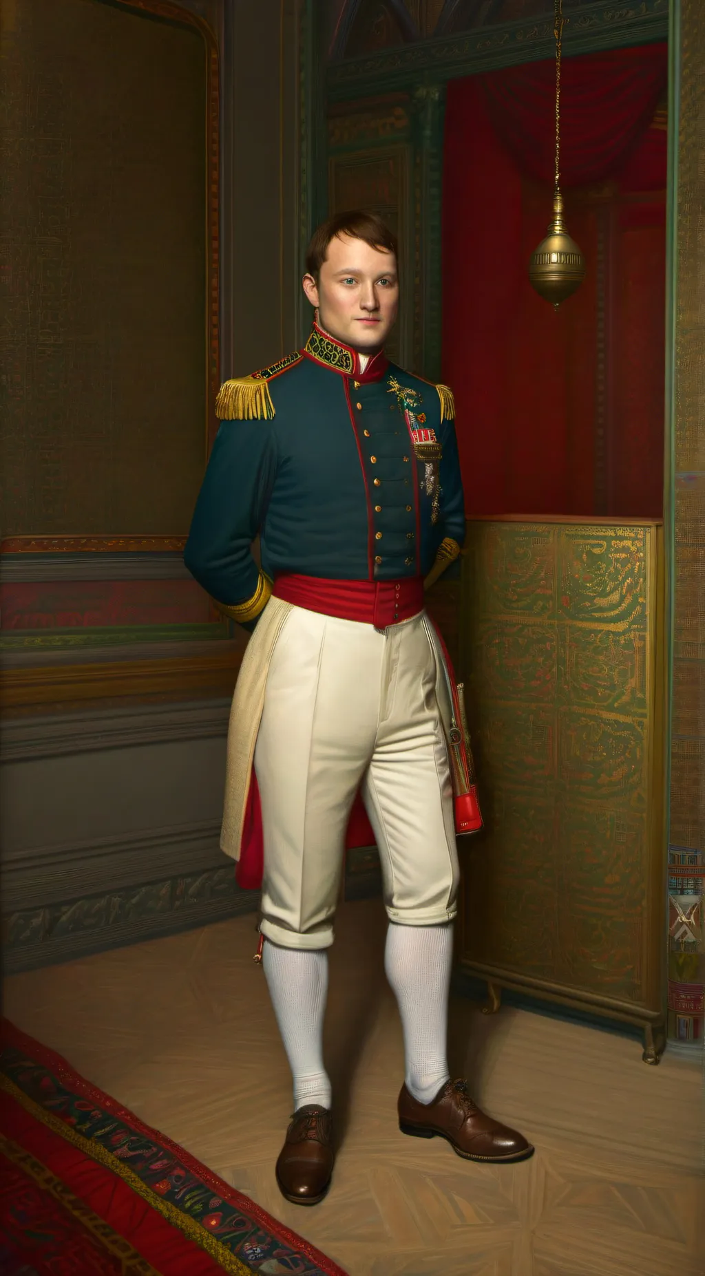 ai character: Napoleon  background