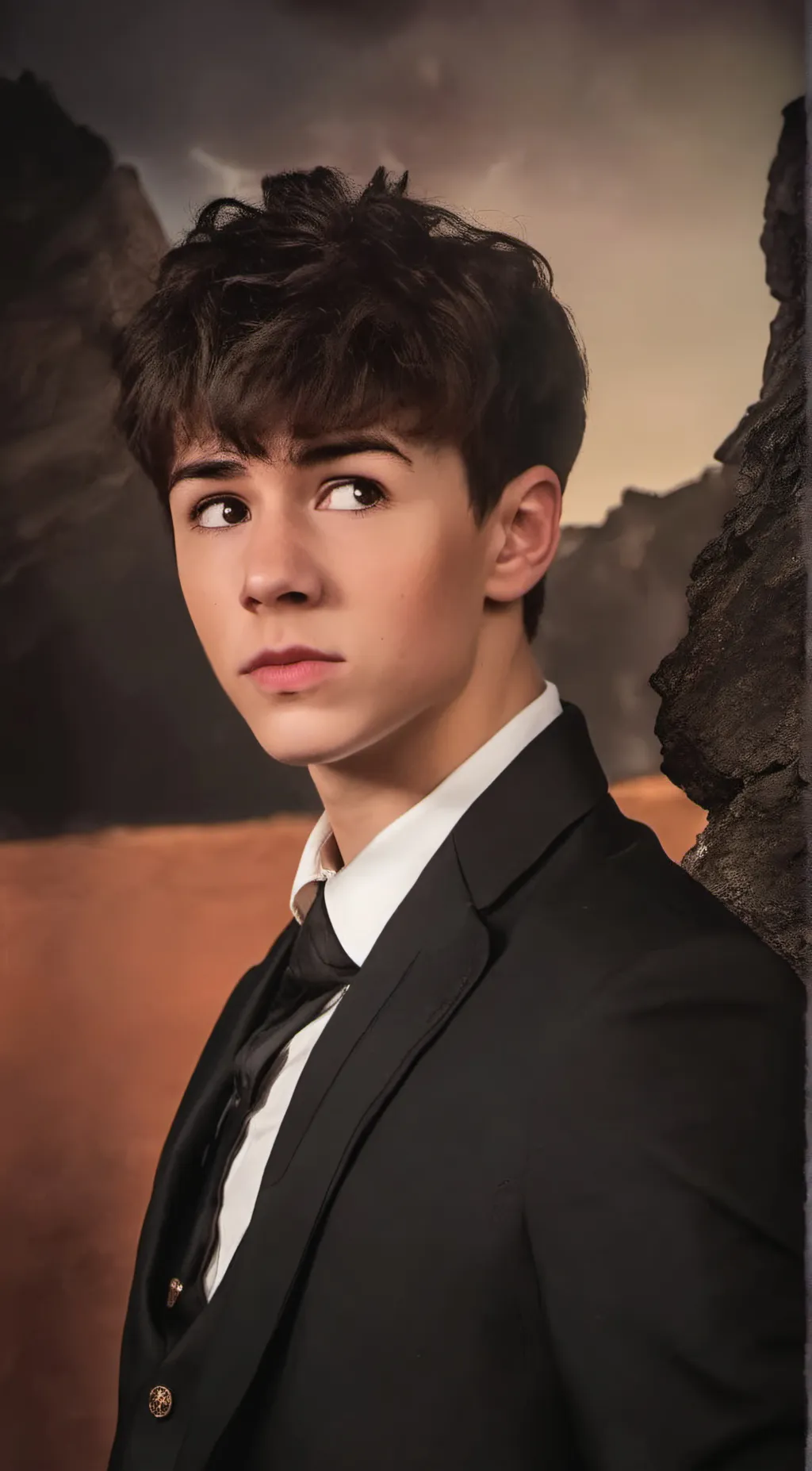 ai character: james earl of we.. background