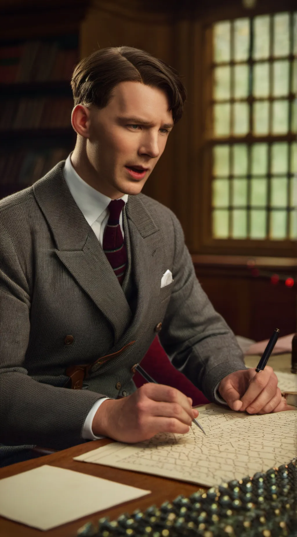 ai character: Alan Turing background