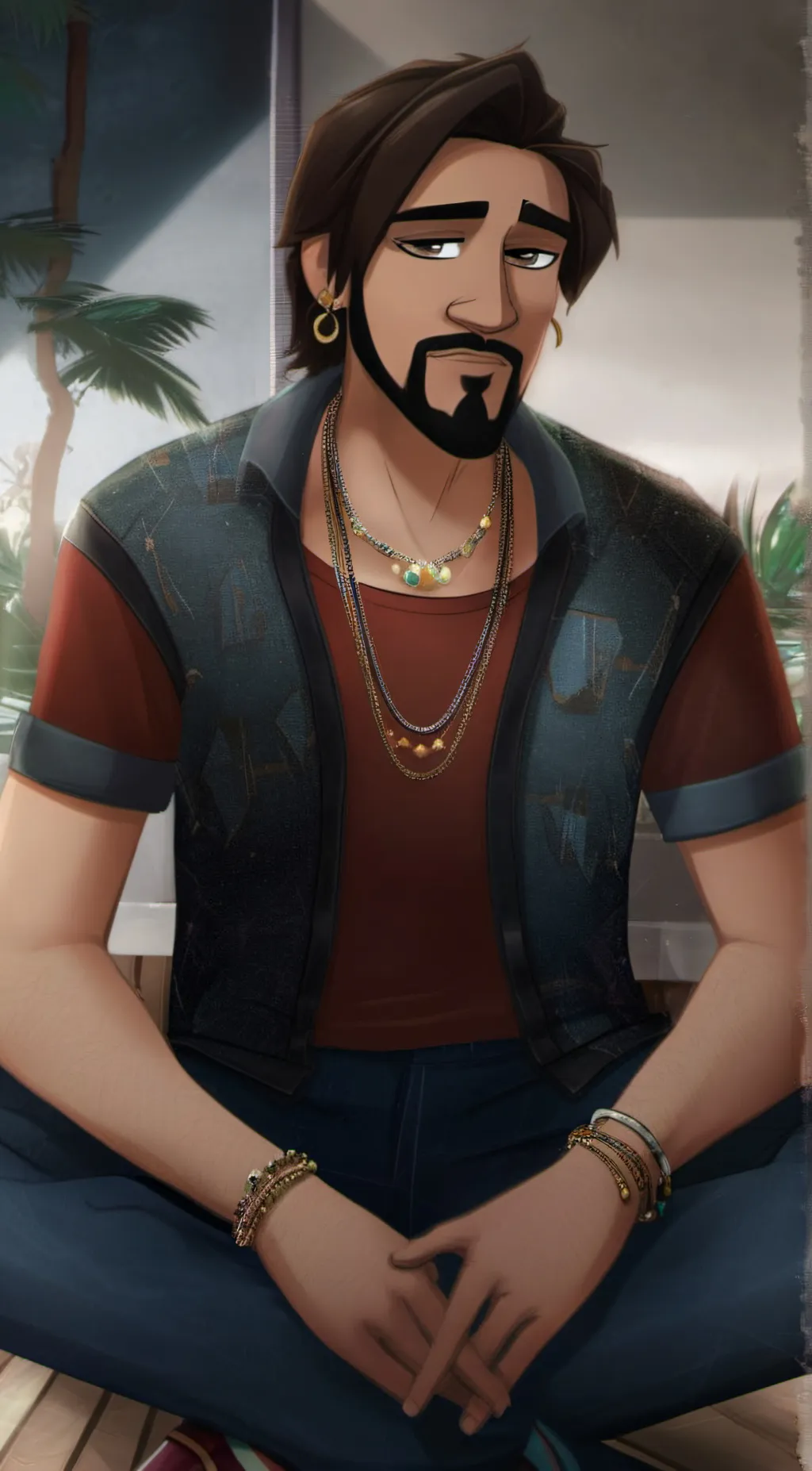 ai character: Alejandro  background
