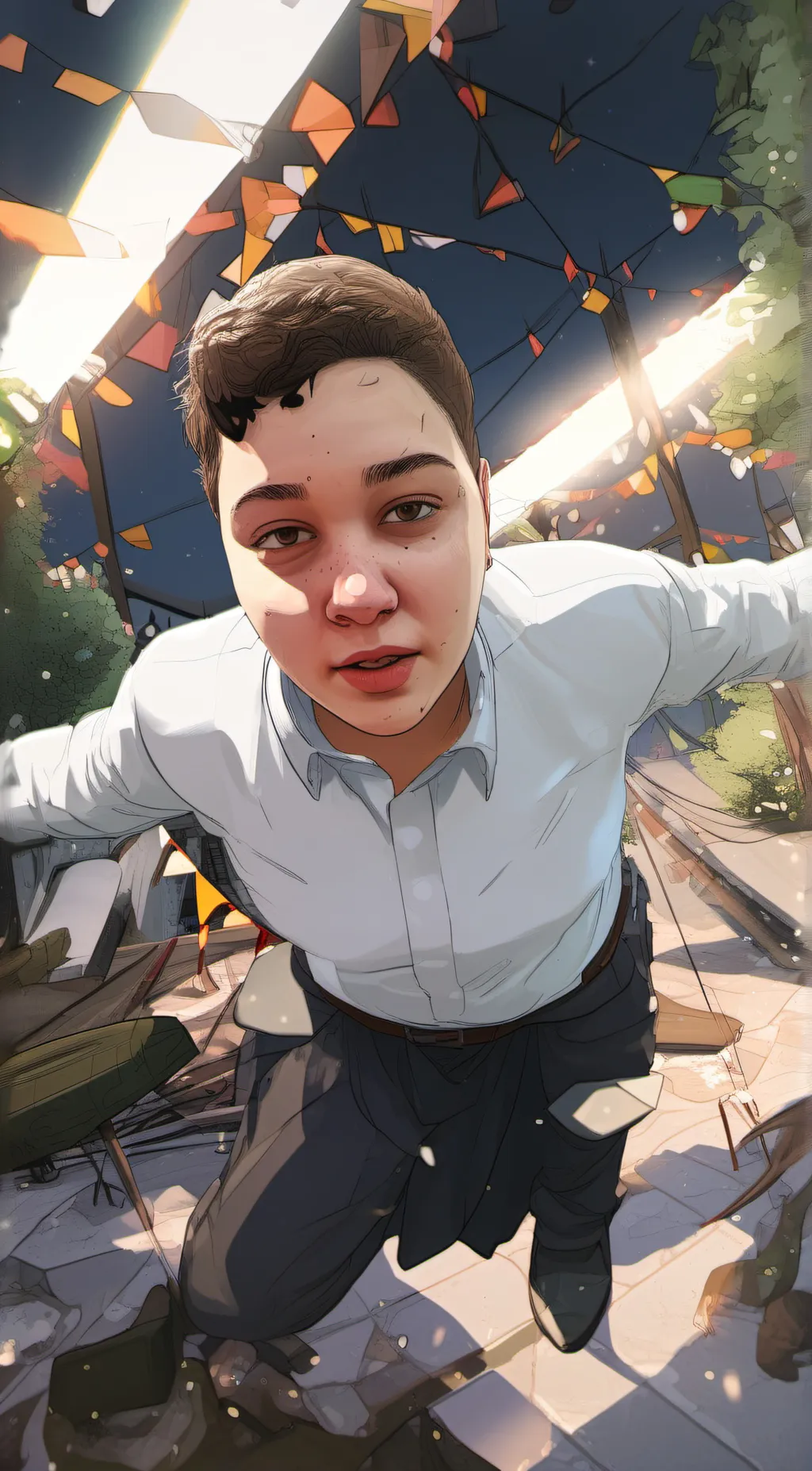 ai character: Lando background