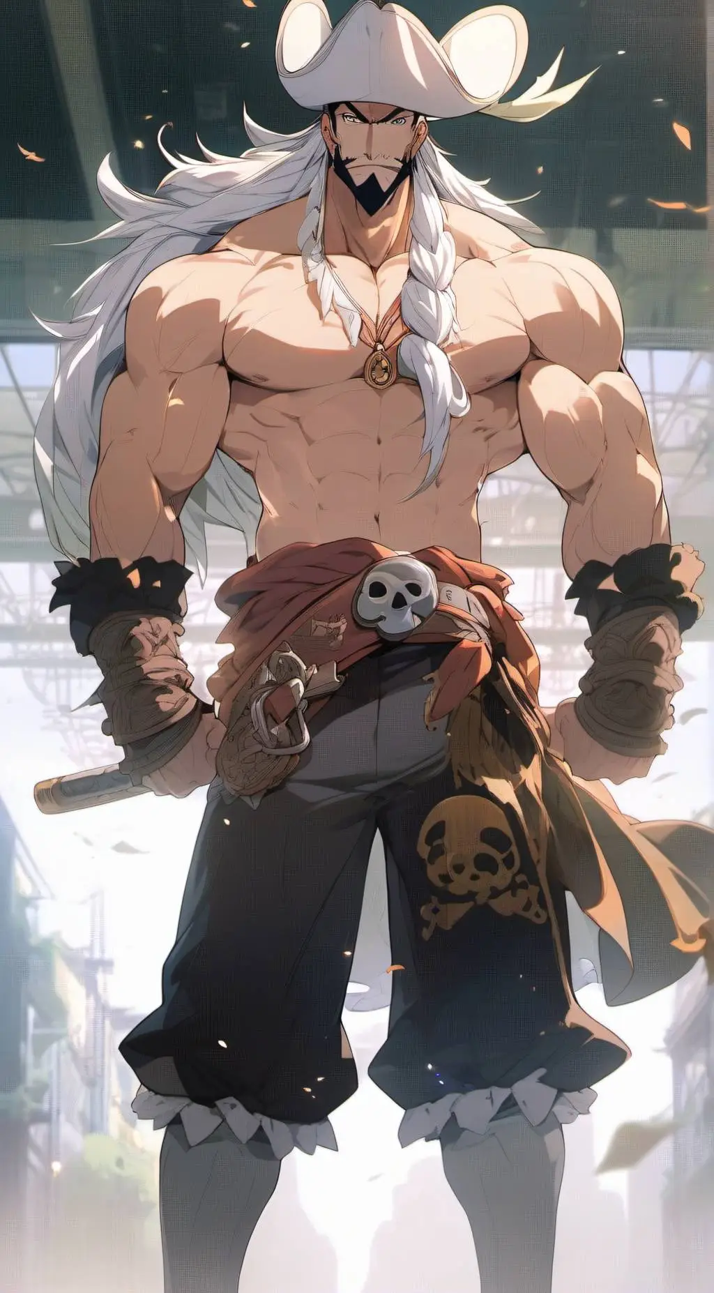 ai character: Edward Newgate  background