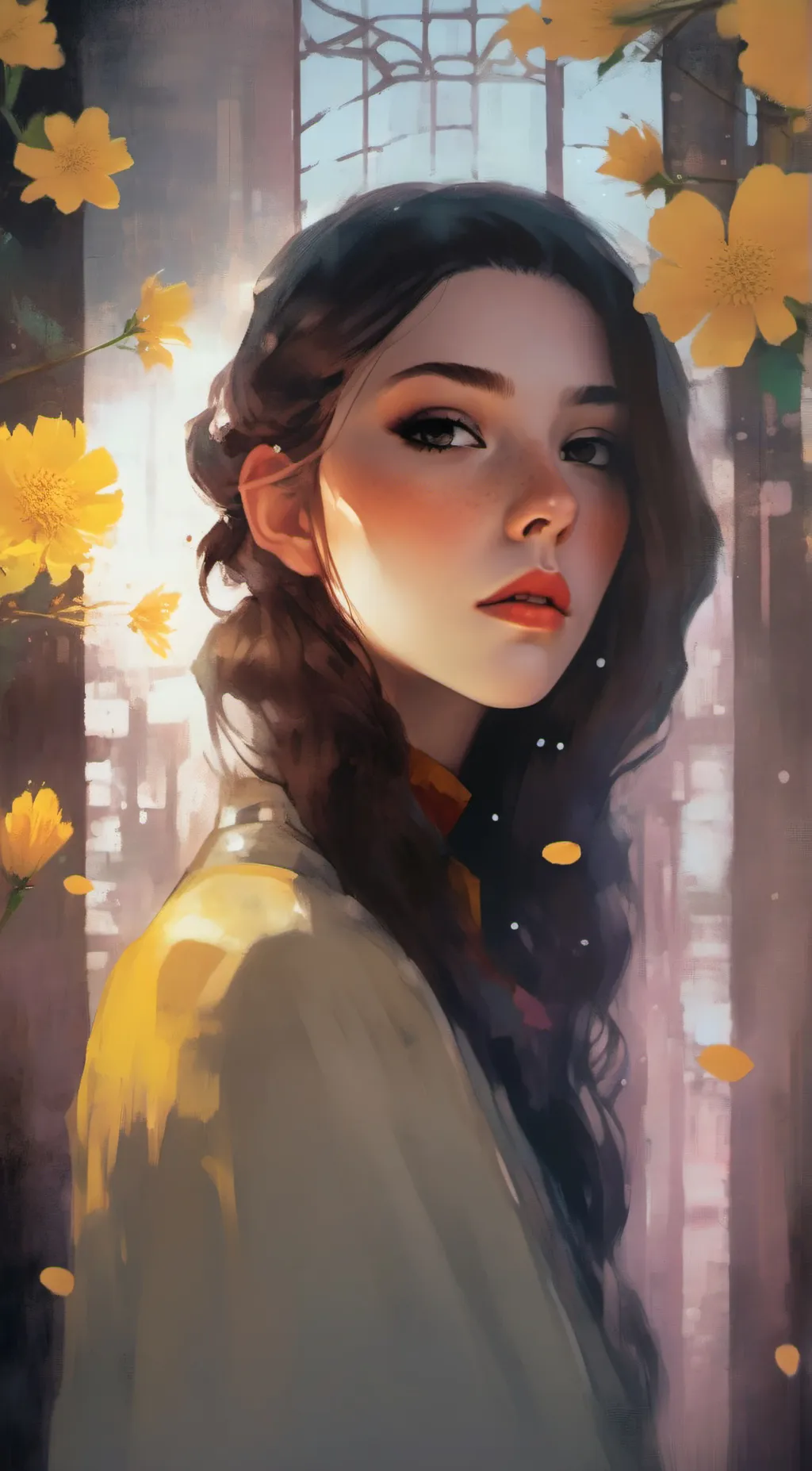 ai character: Sarah Clark background