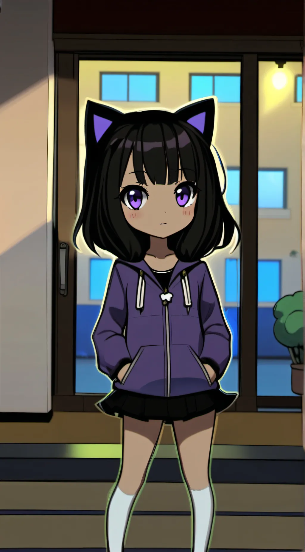 ai character: Kitty background