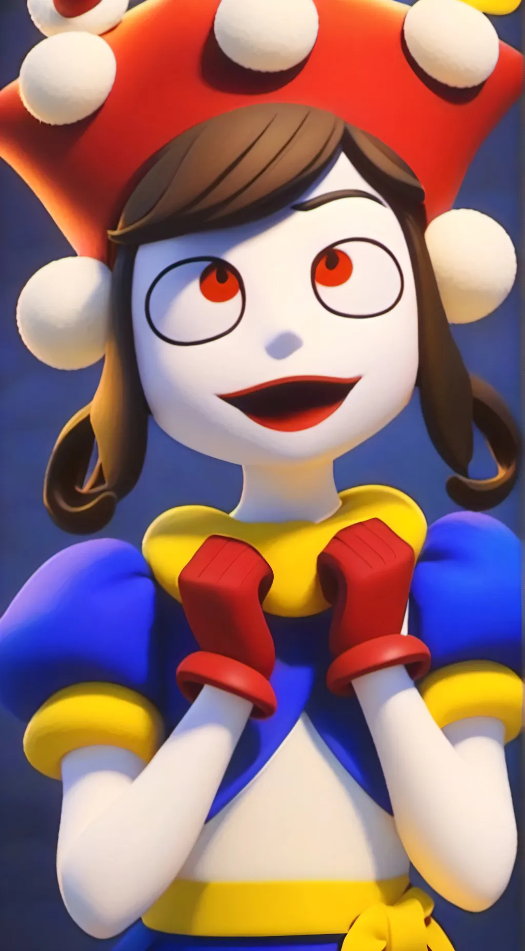 ai character: Pomni background