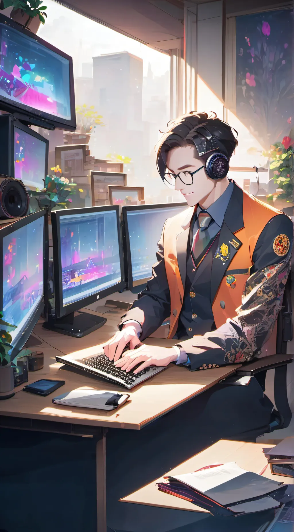 ai character: prod. cj background