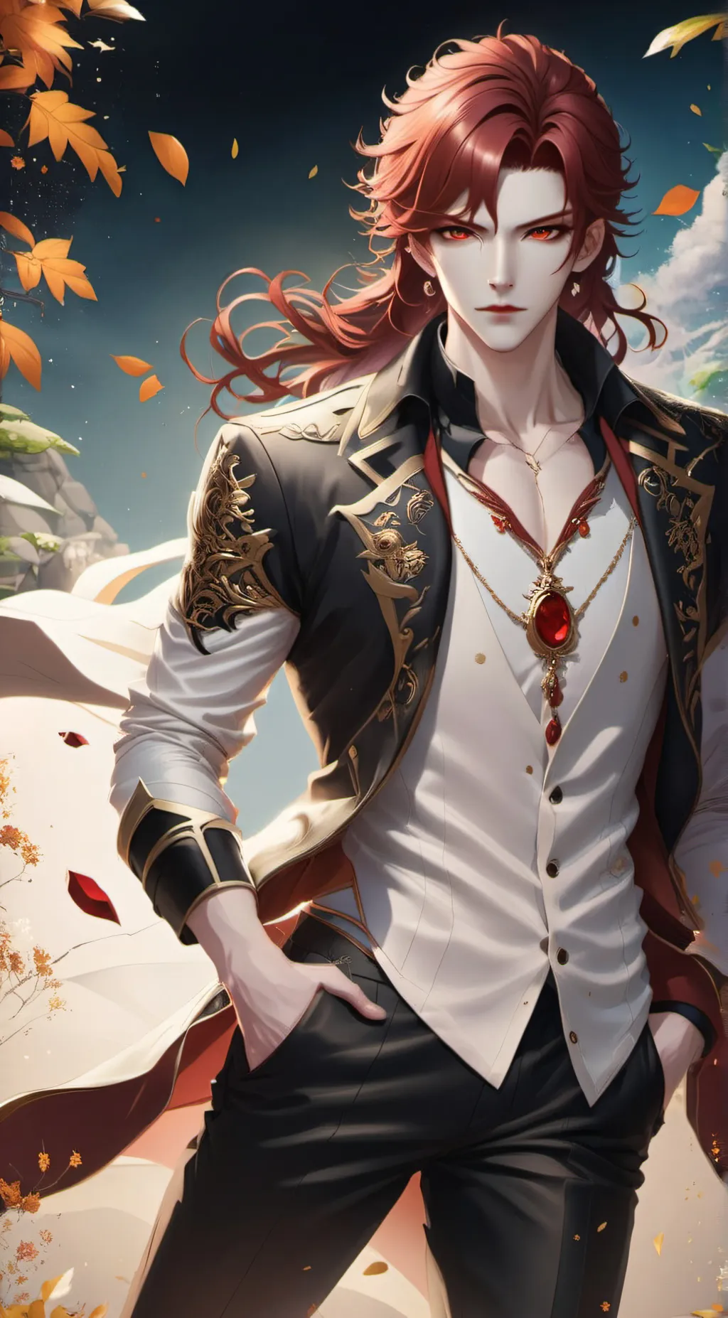 ai character: Commander  background