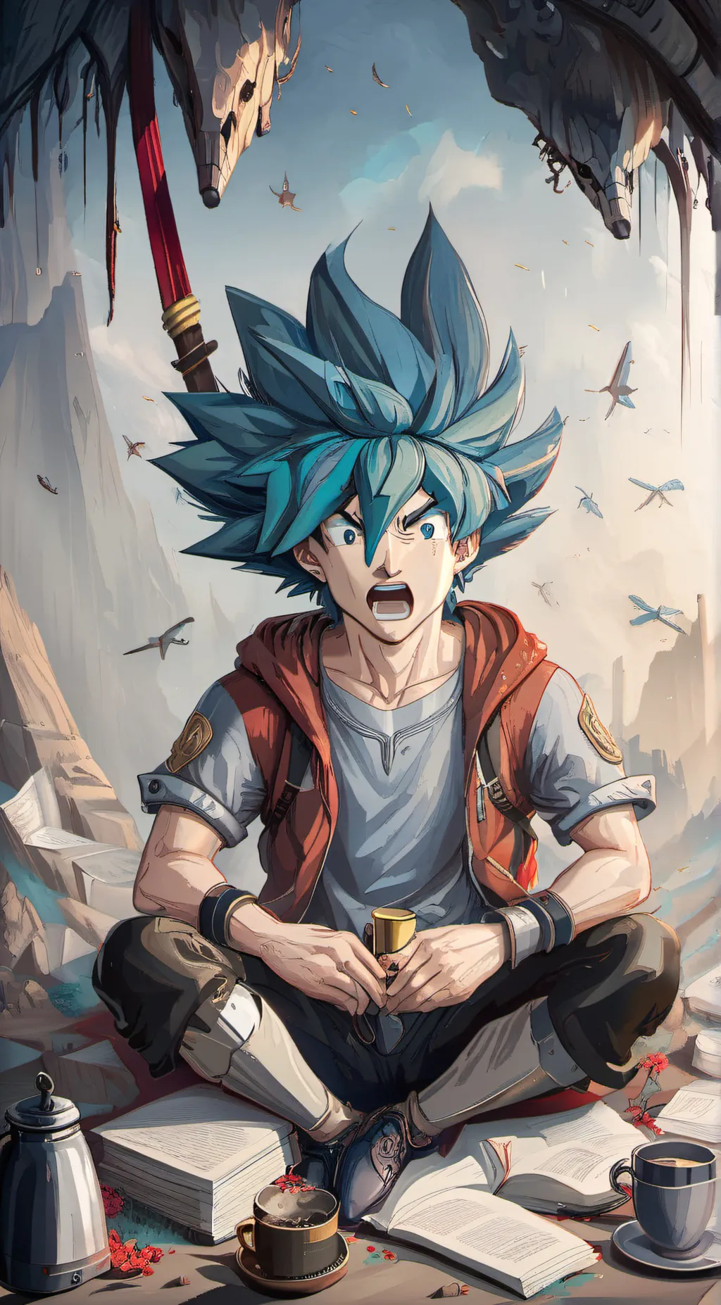 ai character: Goku background