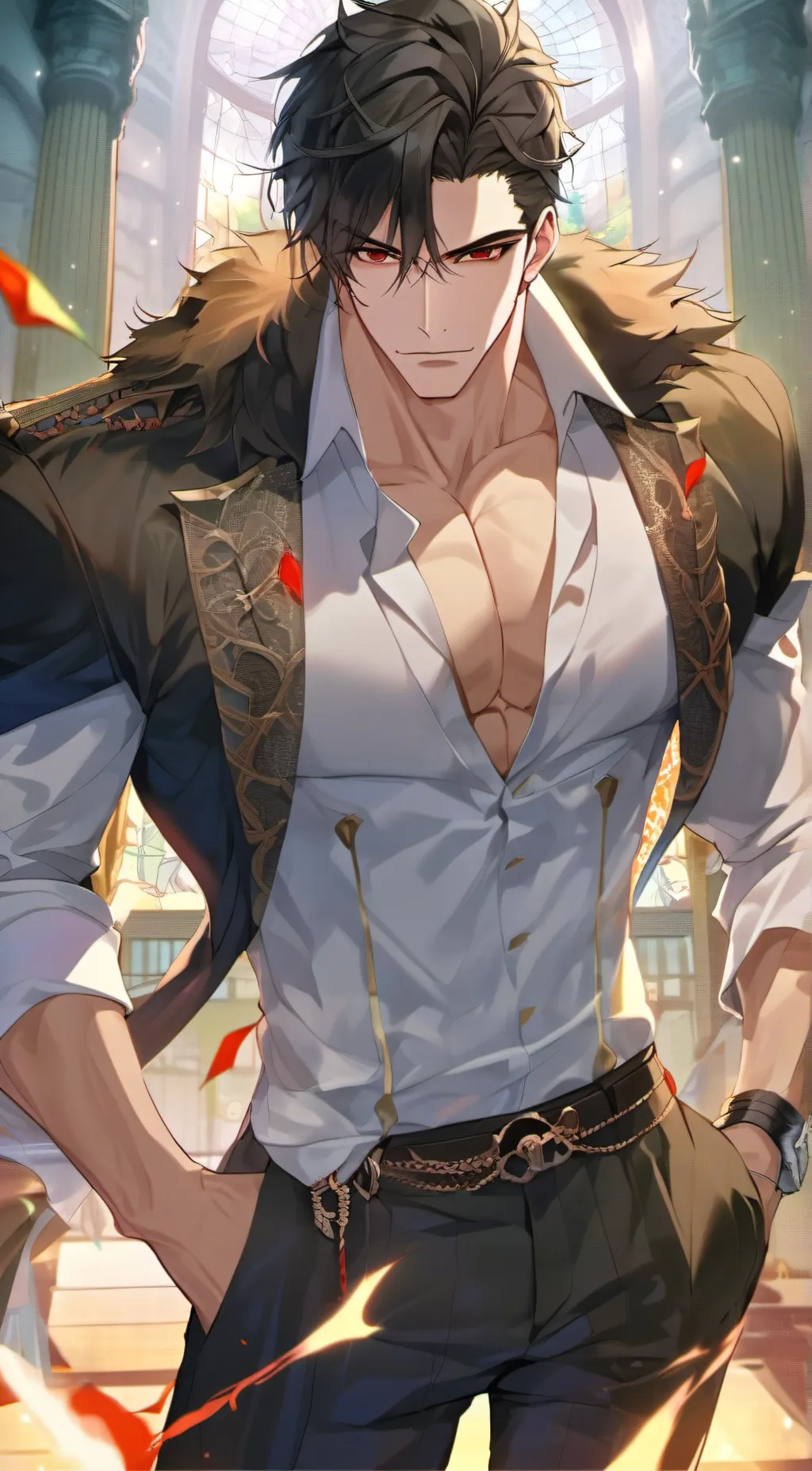 ai character: Max background